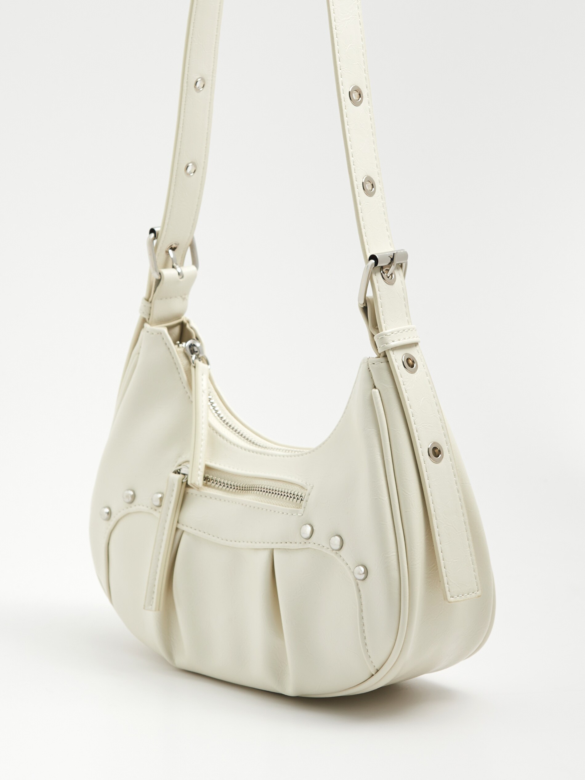 Cropp - Schultertasche - Creme