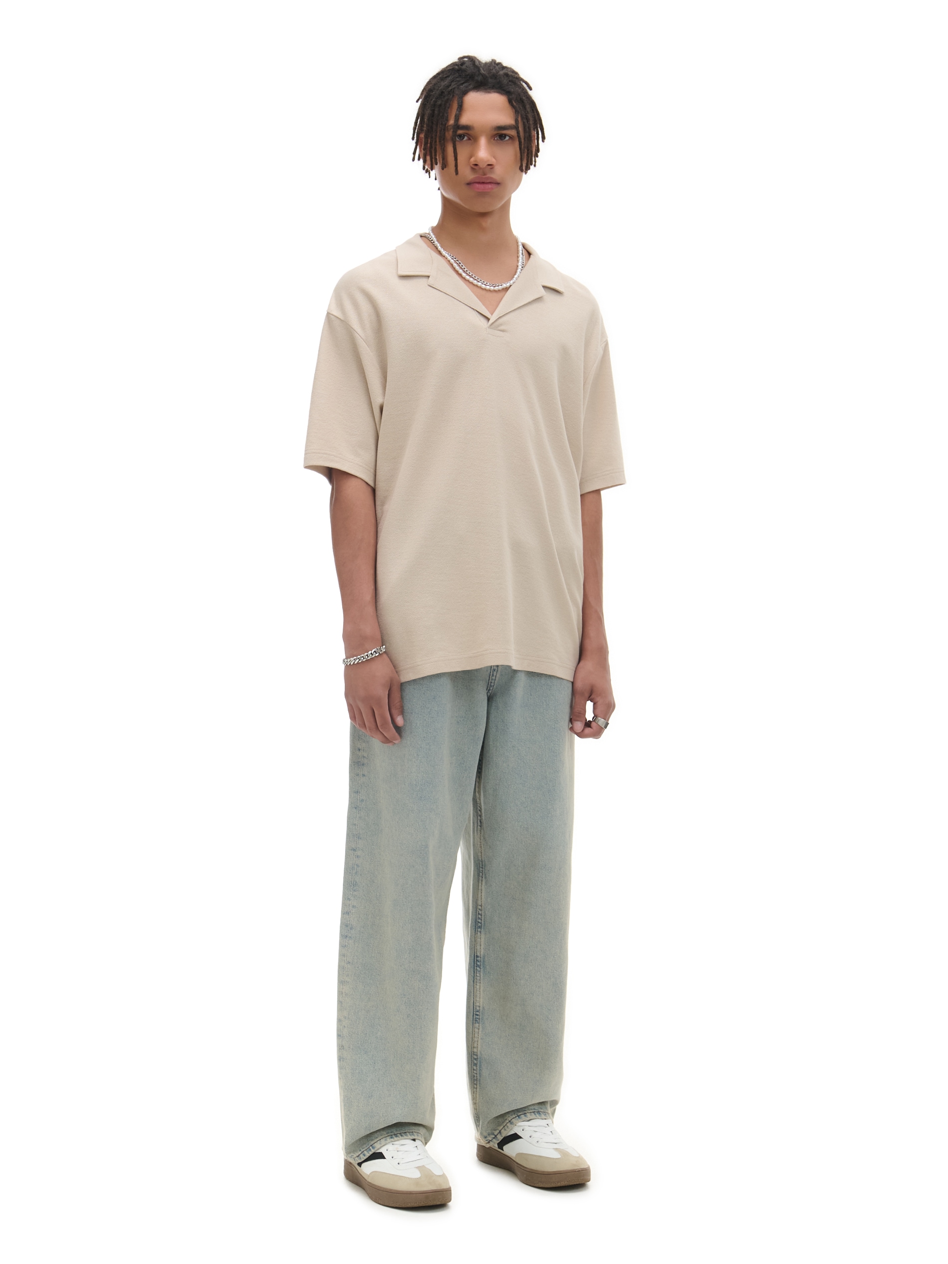 Cropp - Polo In Cotone Basic - Panna