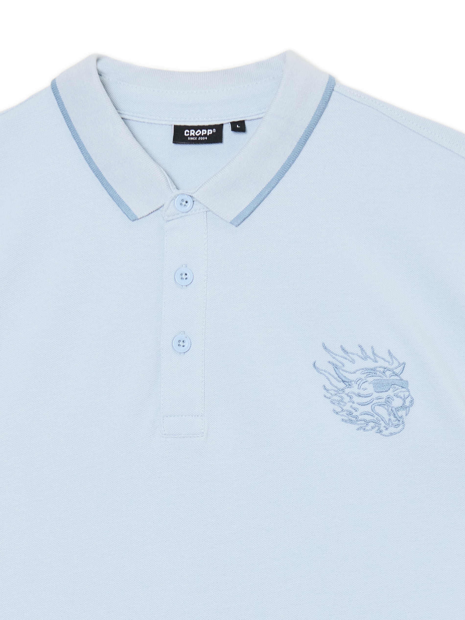 Cropp - Polo - Azul Pálido