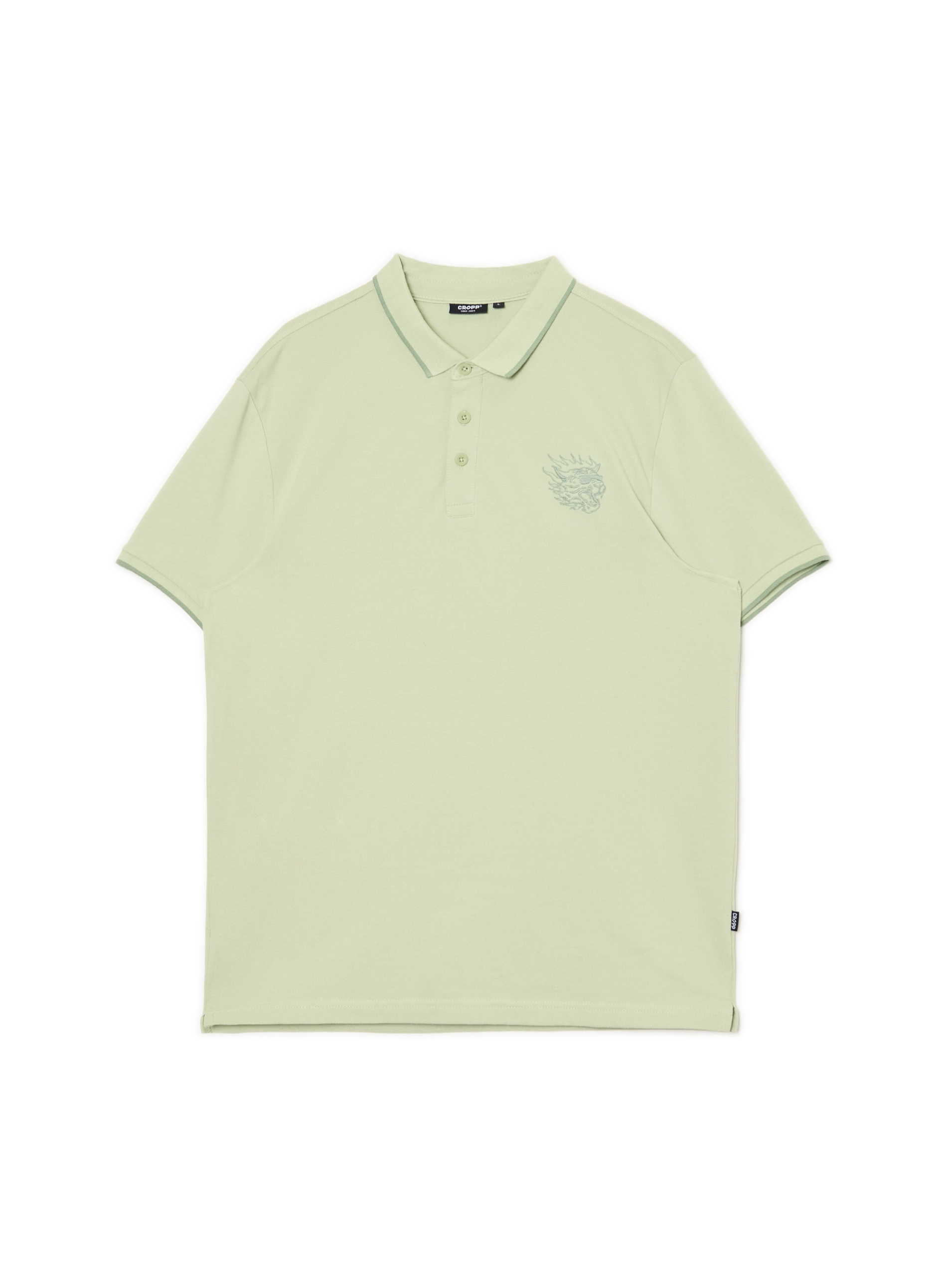 Cropp - Polo - Verde Pálido