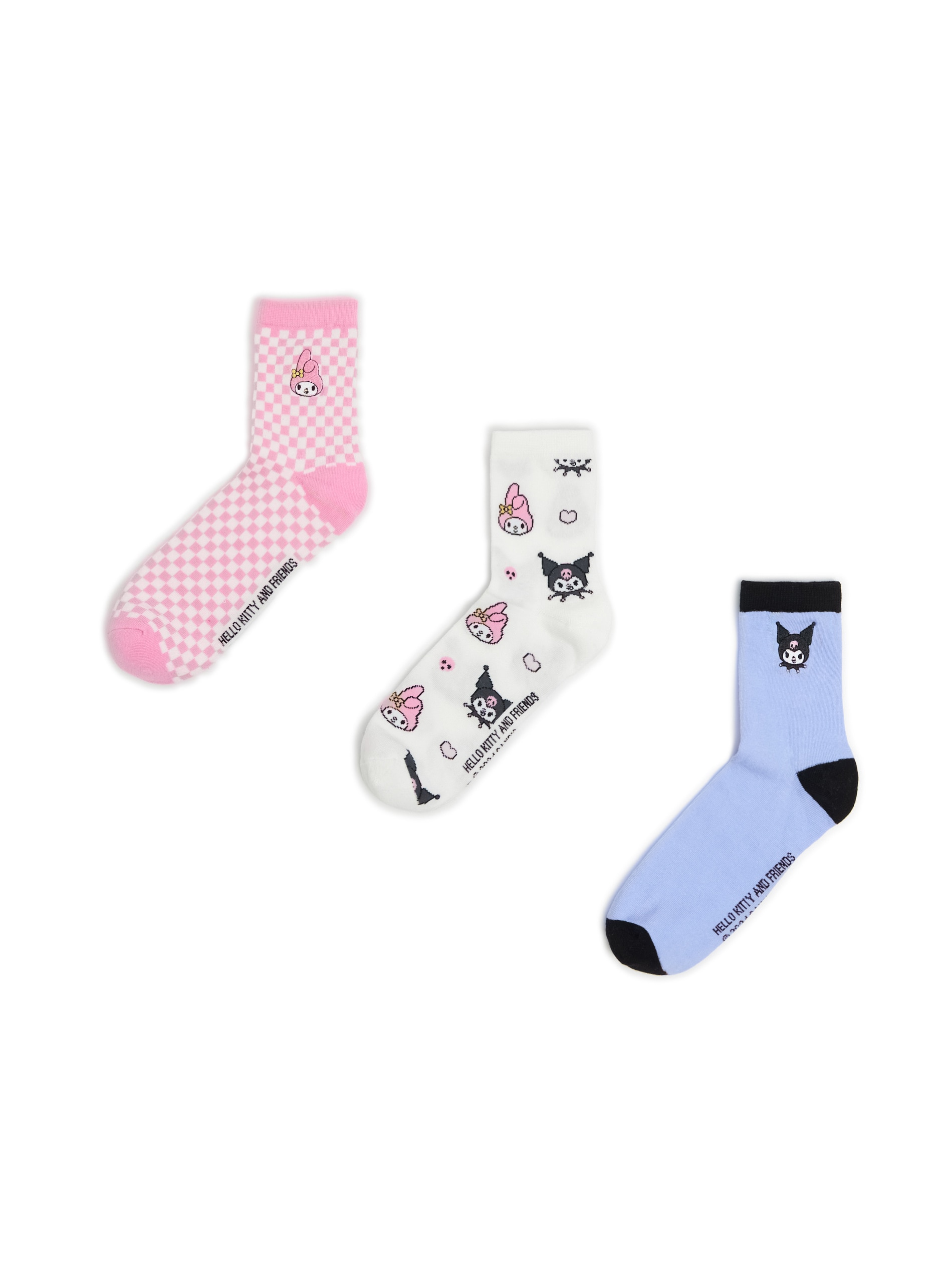 Cropp - Pack De 3 Pares De Calcetines My Melody I Kuromi - Multicolor