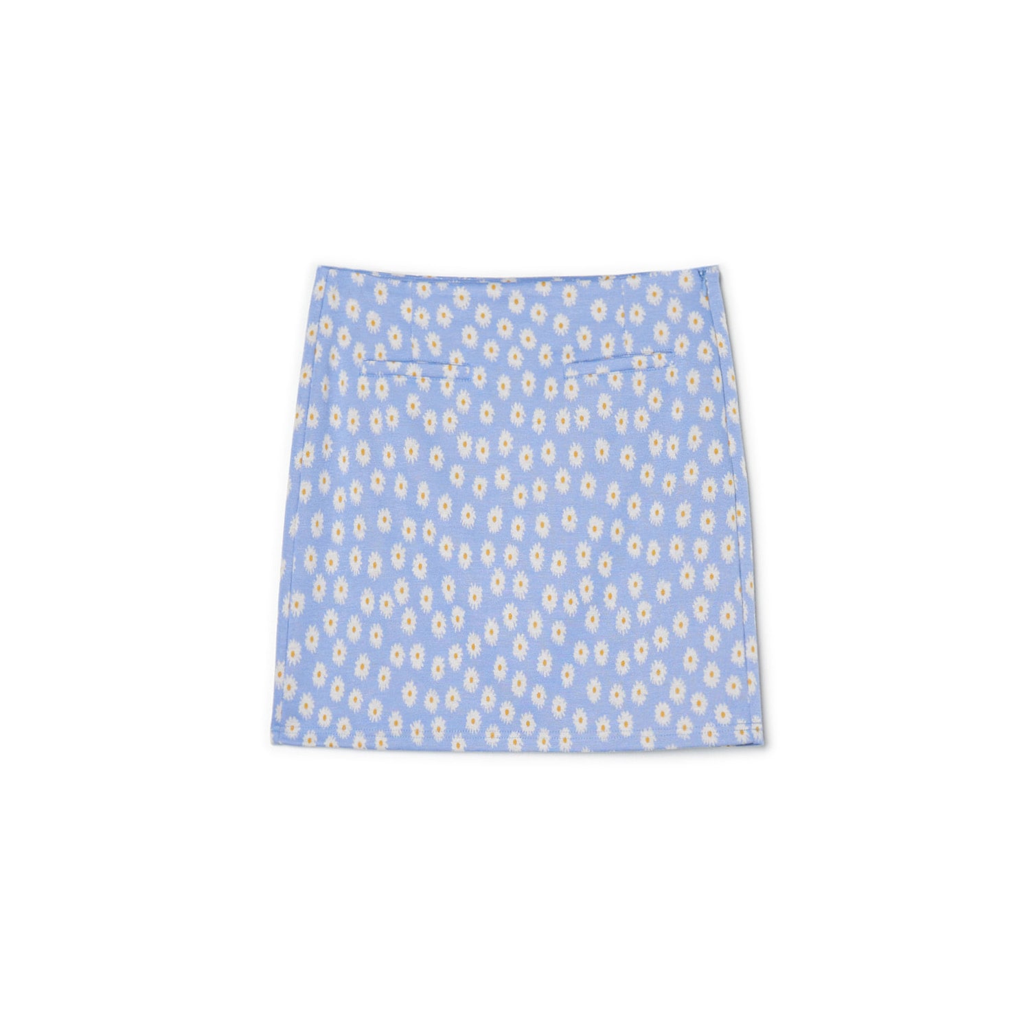 E-shop Cropp - Kvetovaná sukňa - Modrá