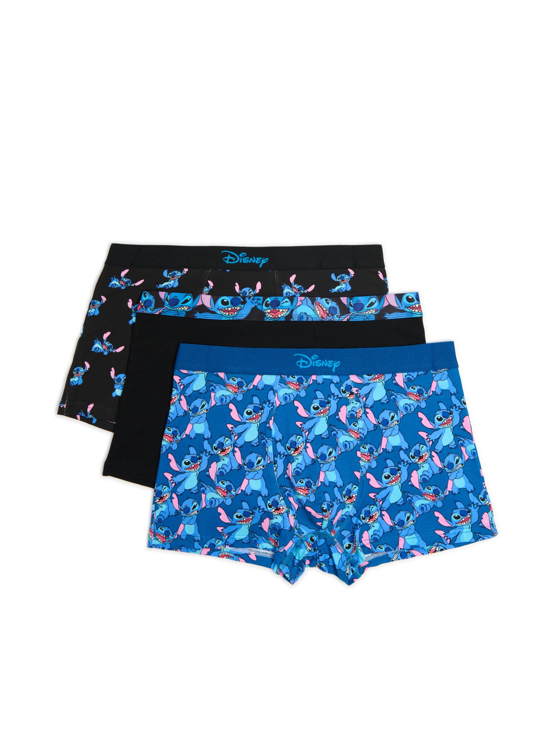 Cropp - Pack De 3 Bóxeres Lilo And Stitch - Azul Marino