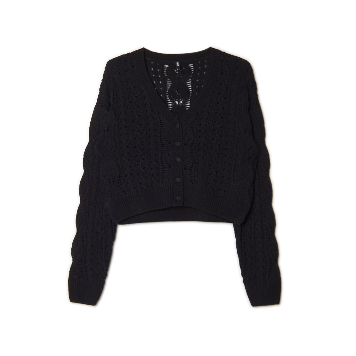 Cropp - Cardigan - Negru