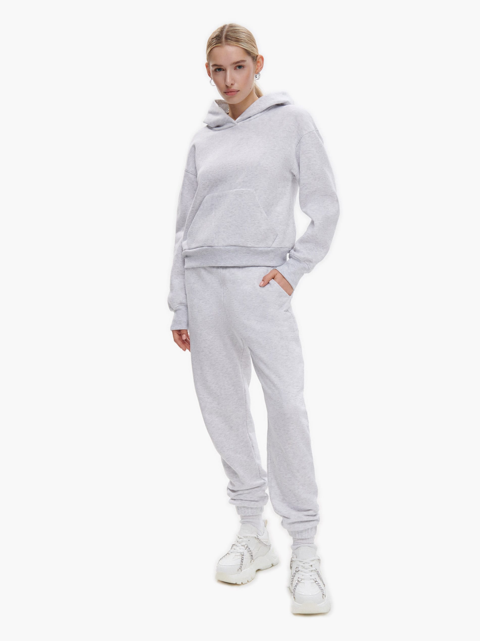 Cropp - Joggers - Grau