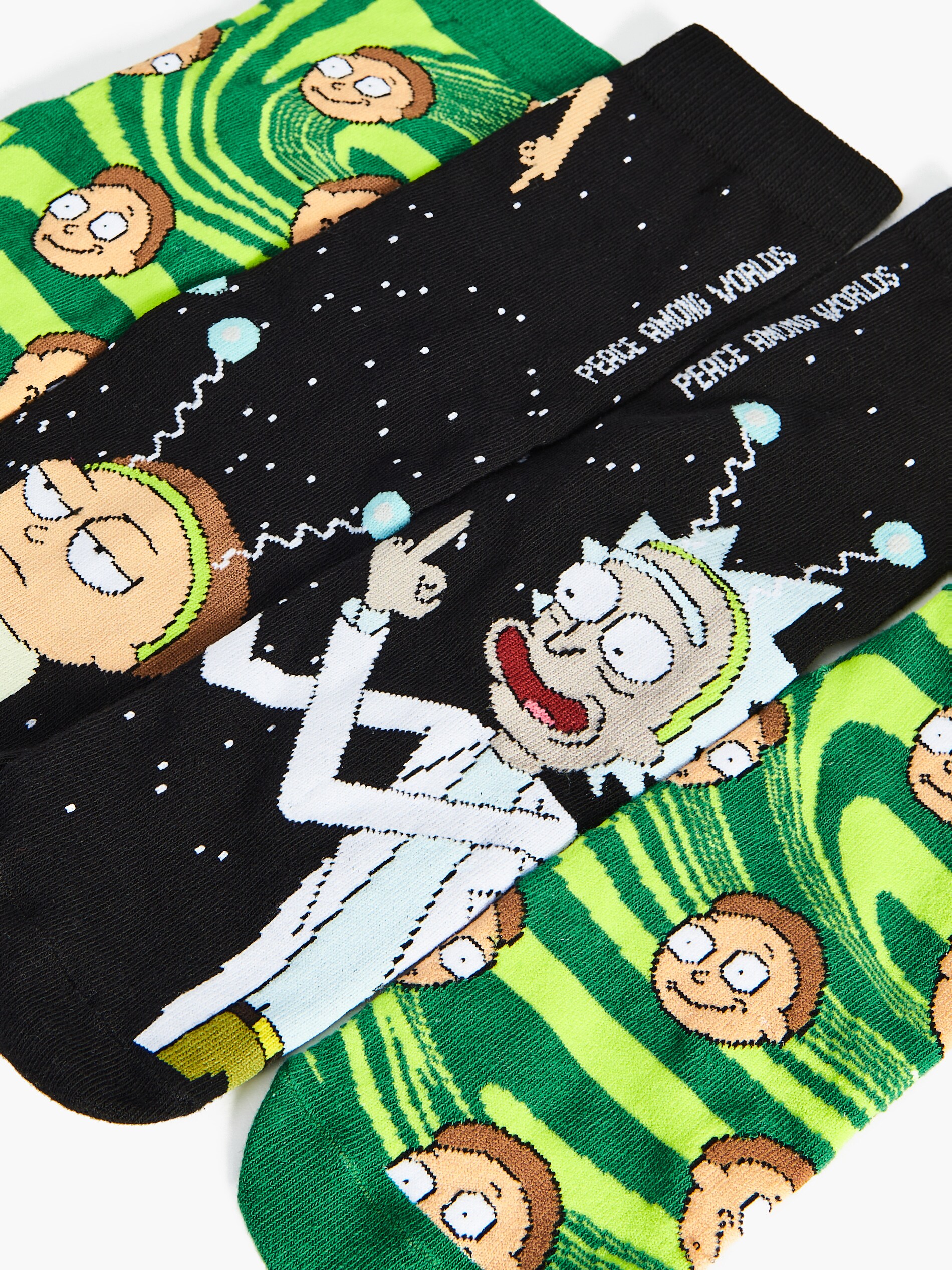 Cropp - 2 pack ponožky Rick and Morty - černý