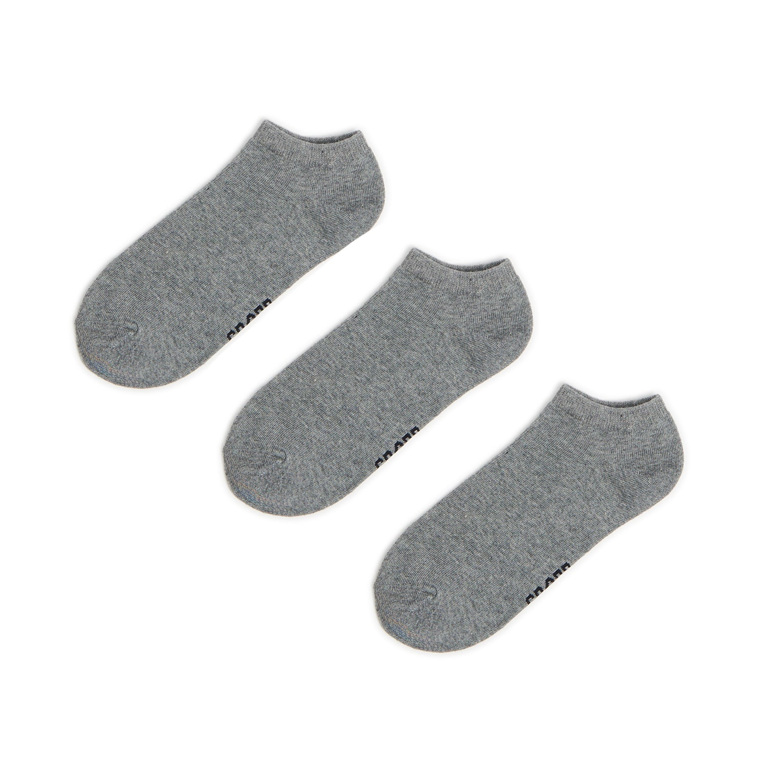 Levně Cropp - 3 balení kotníkových ponožek - Šedá