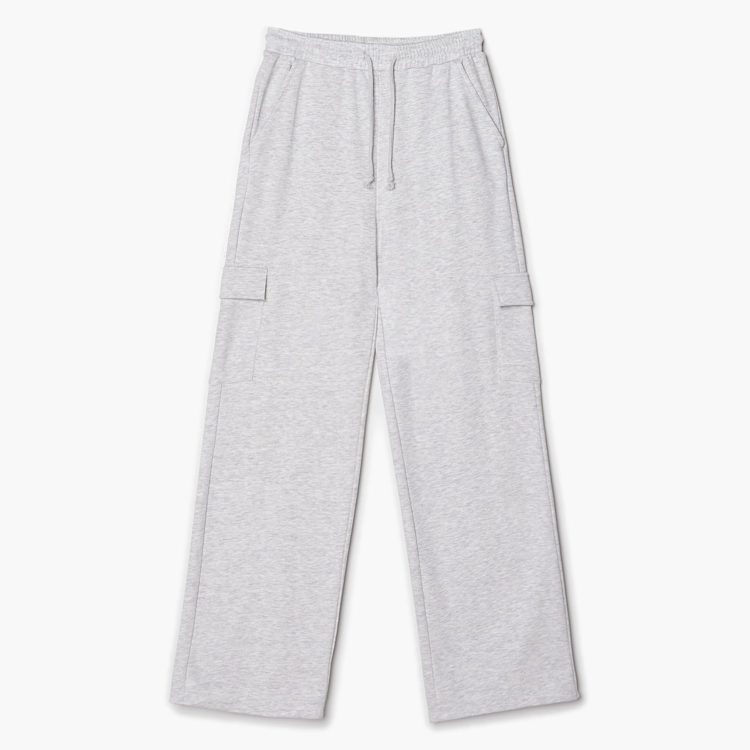 Cropp - pantaloni cargo cu buzunare - gri deschis