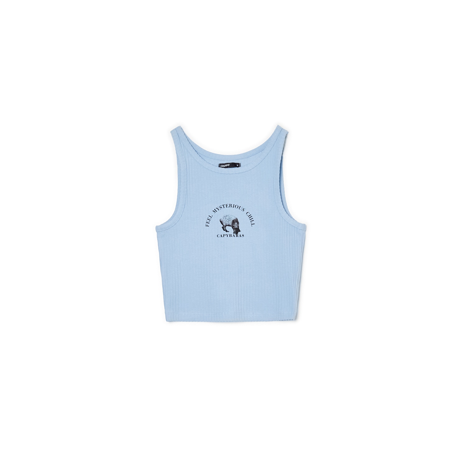 Cropp - tank top - albastru
