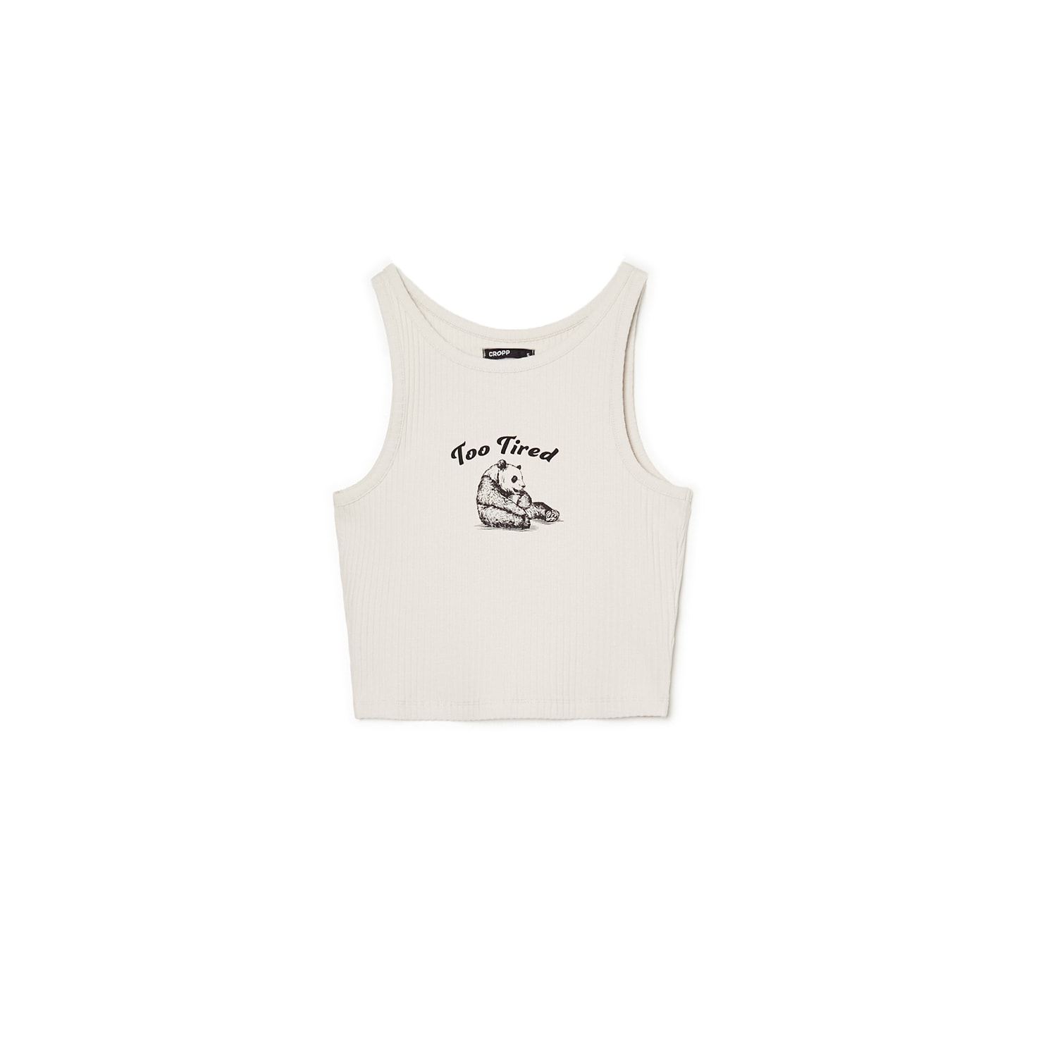 Cropp - tank top - gri deschis