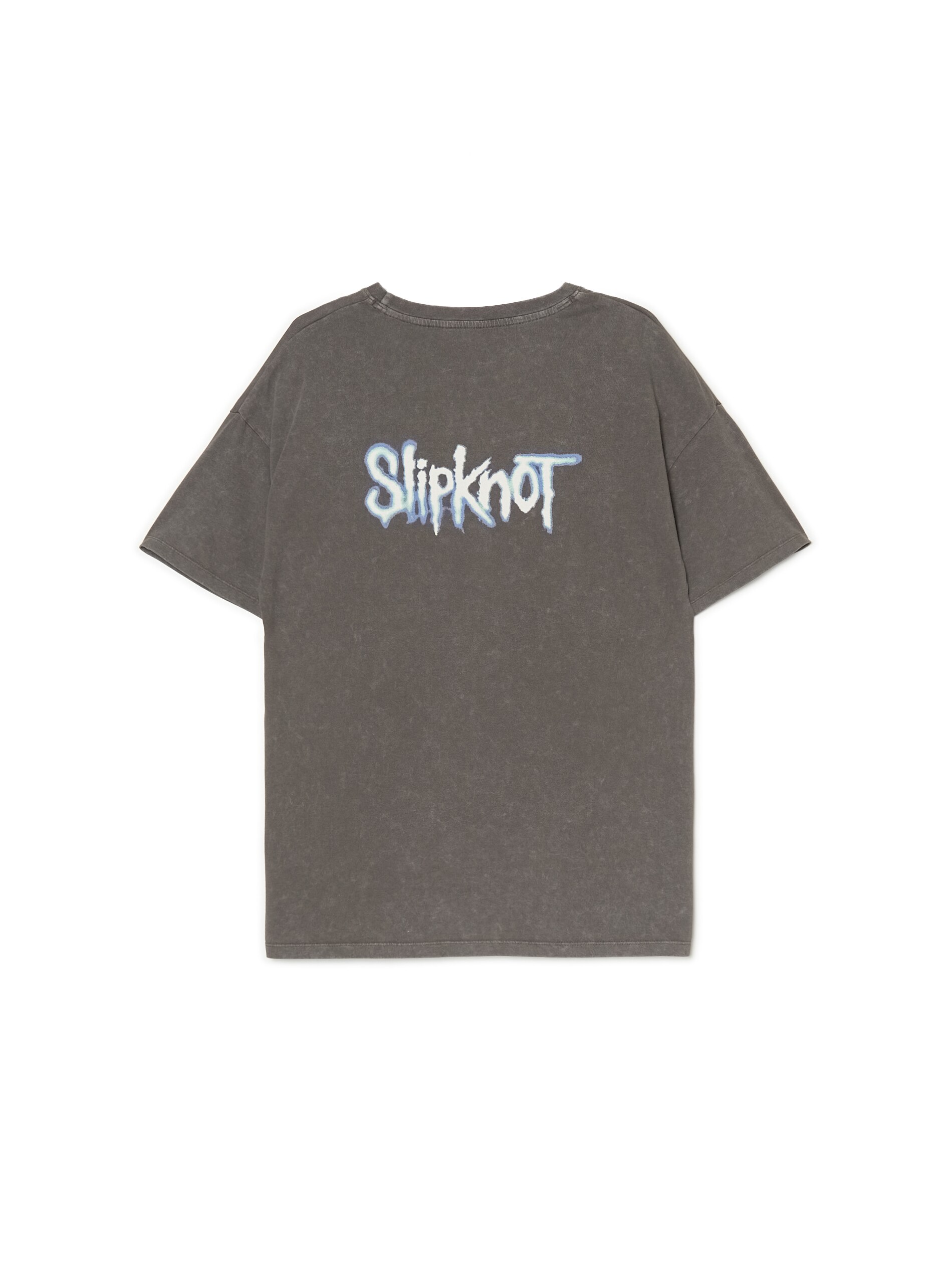 Cropp - T-shirt Con Stampa Slipknot - Grigio Scuro