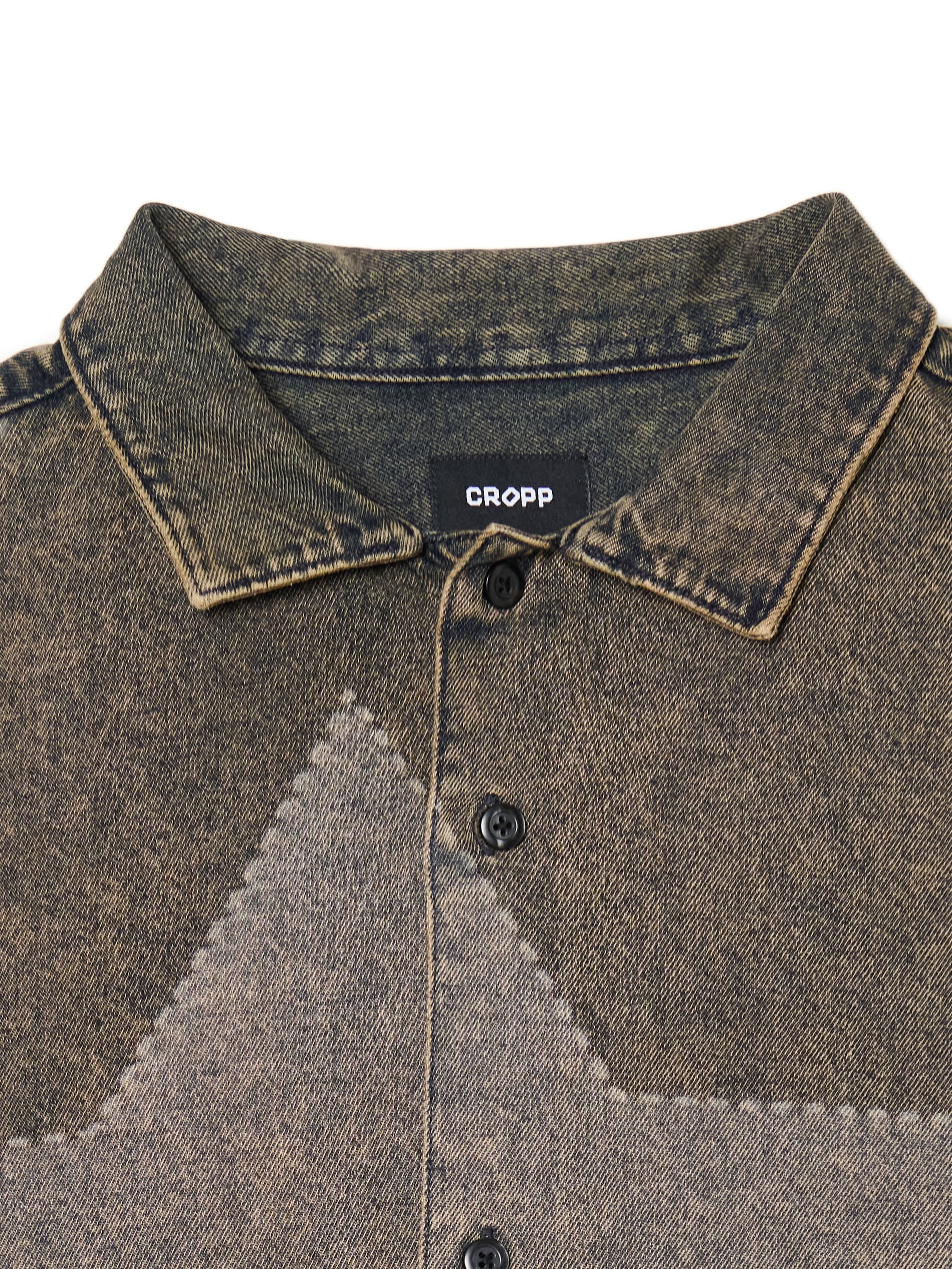 Cropp - Camicia In Denim - Grigio