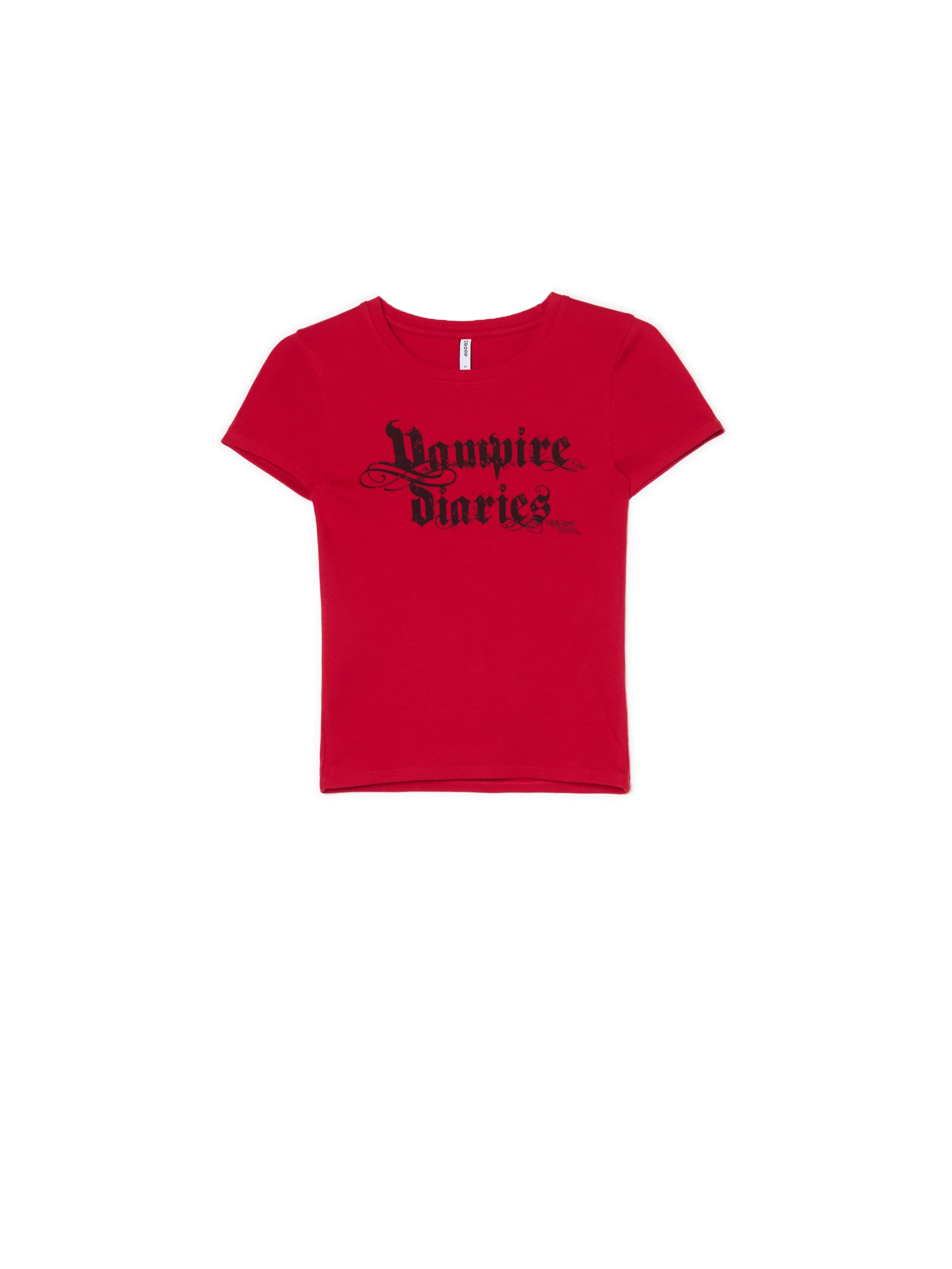 Cropp - Nyomott mintás vörös póló The Vampire Diaries - piros termék 2. képe
