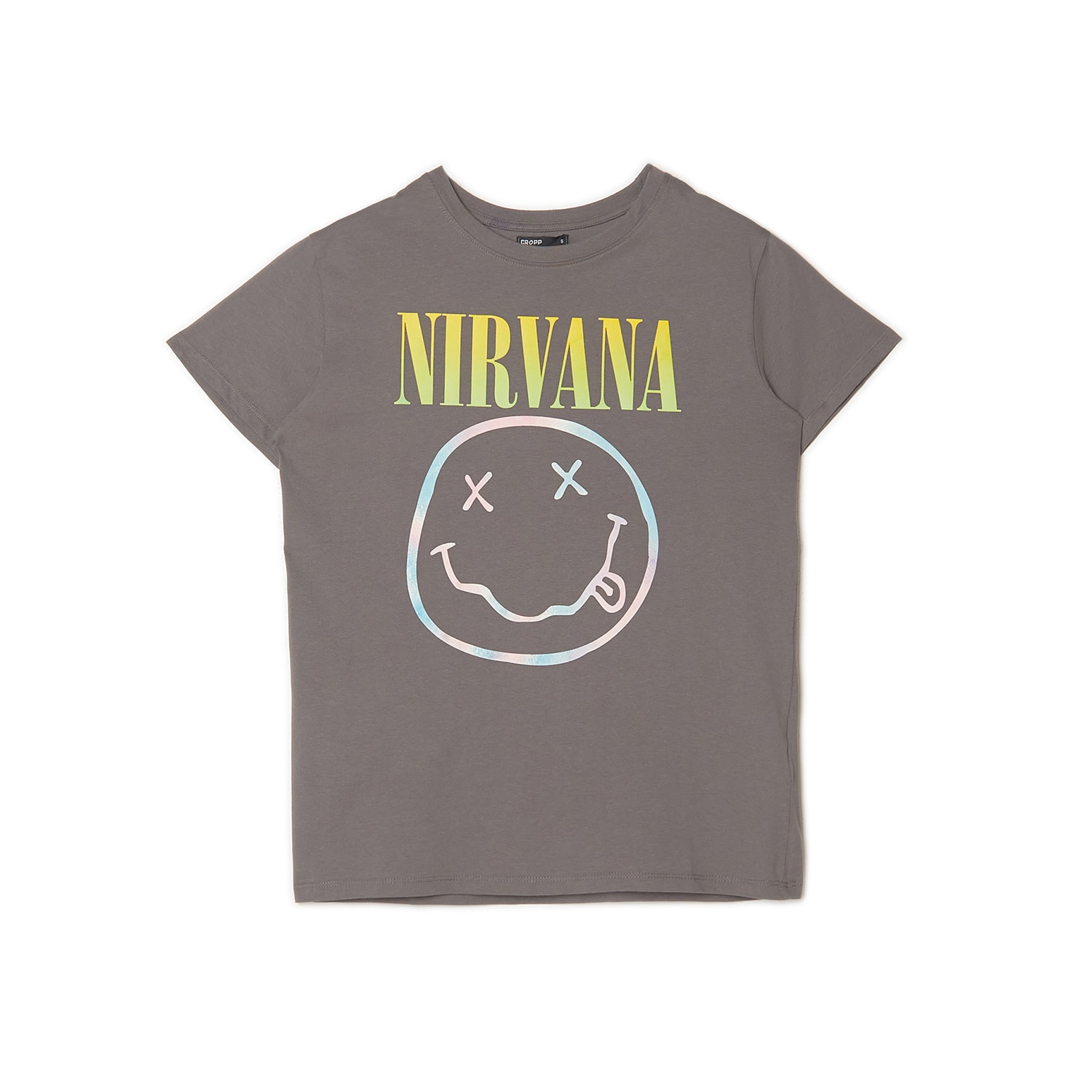 Cropp - tricou nirvana - gri