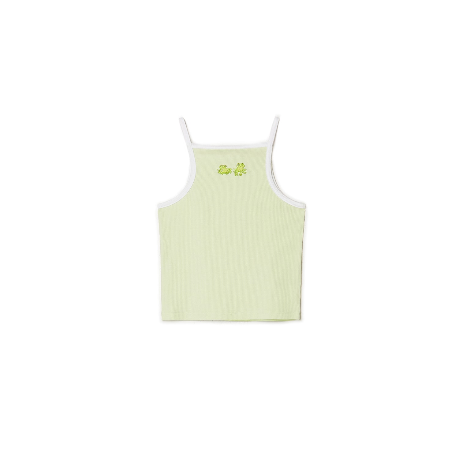 Cropp - top cu bretele subțiri - verde