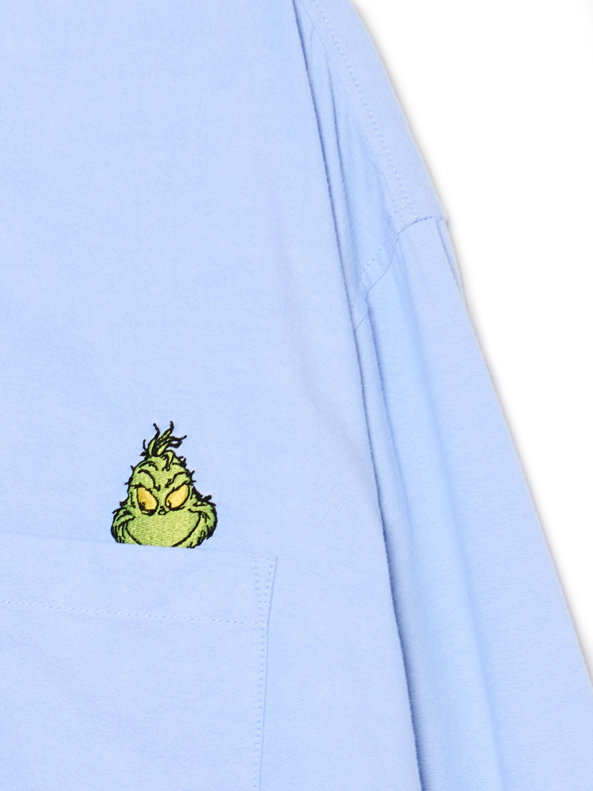 Cropp - Camisa Con Estampado Navideño Grinch - Azul