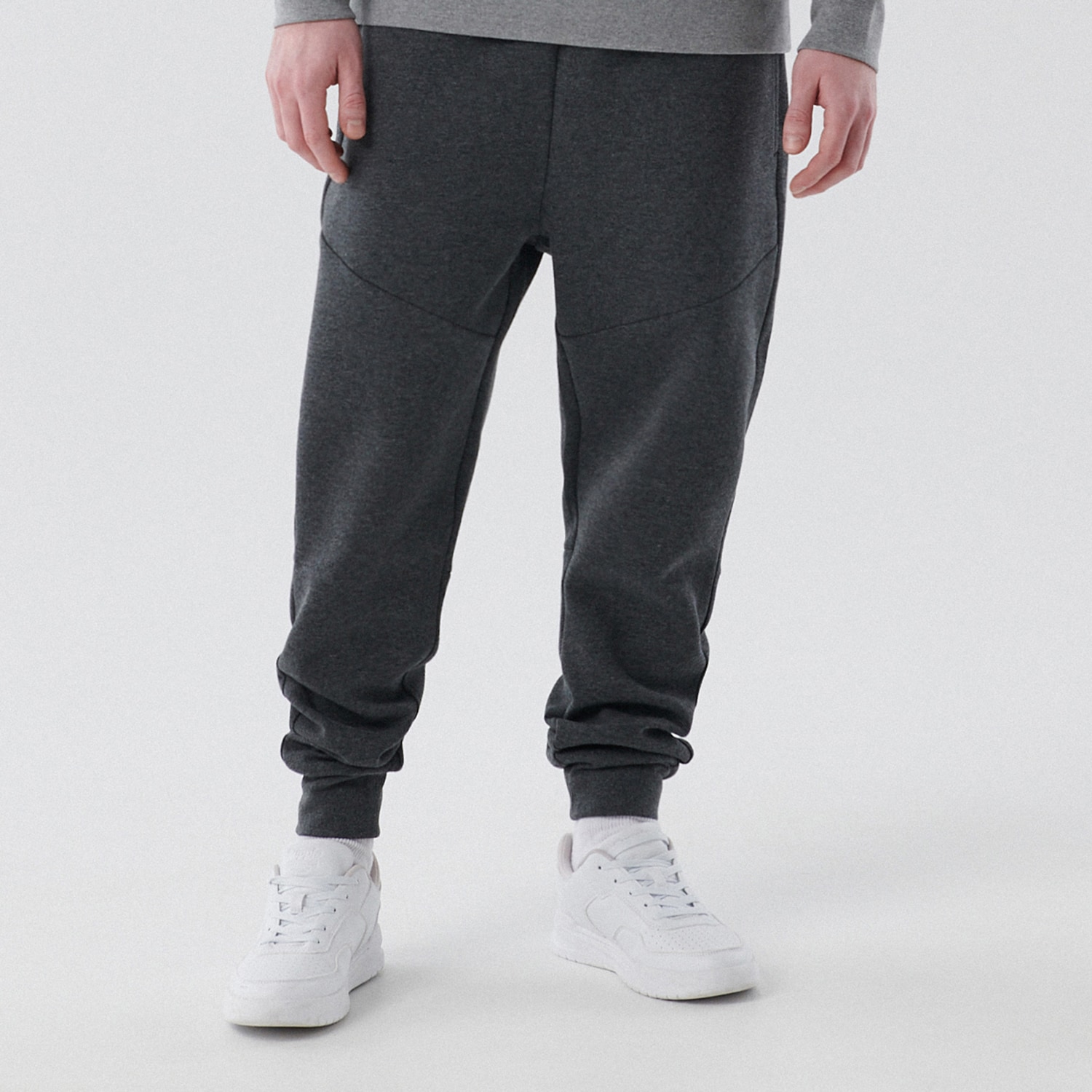 Cropp - pantaloni jogger - gri