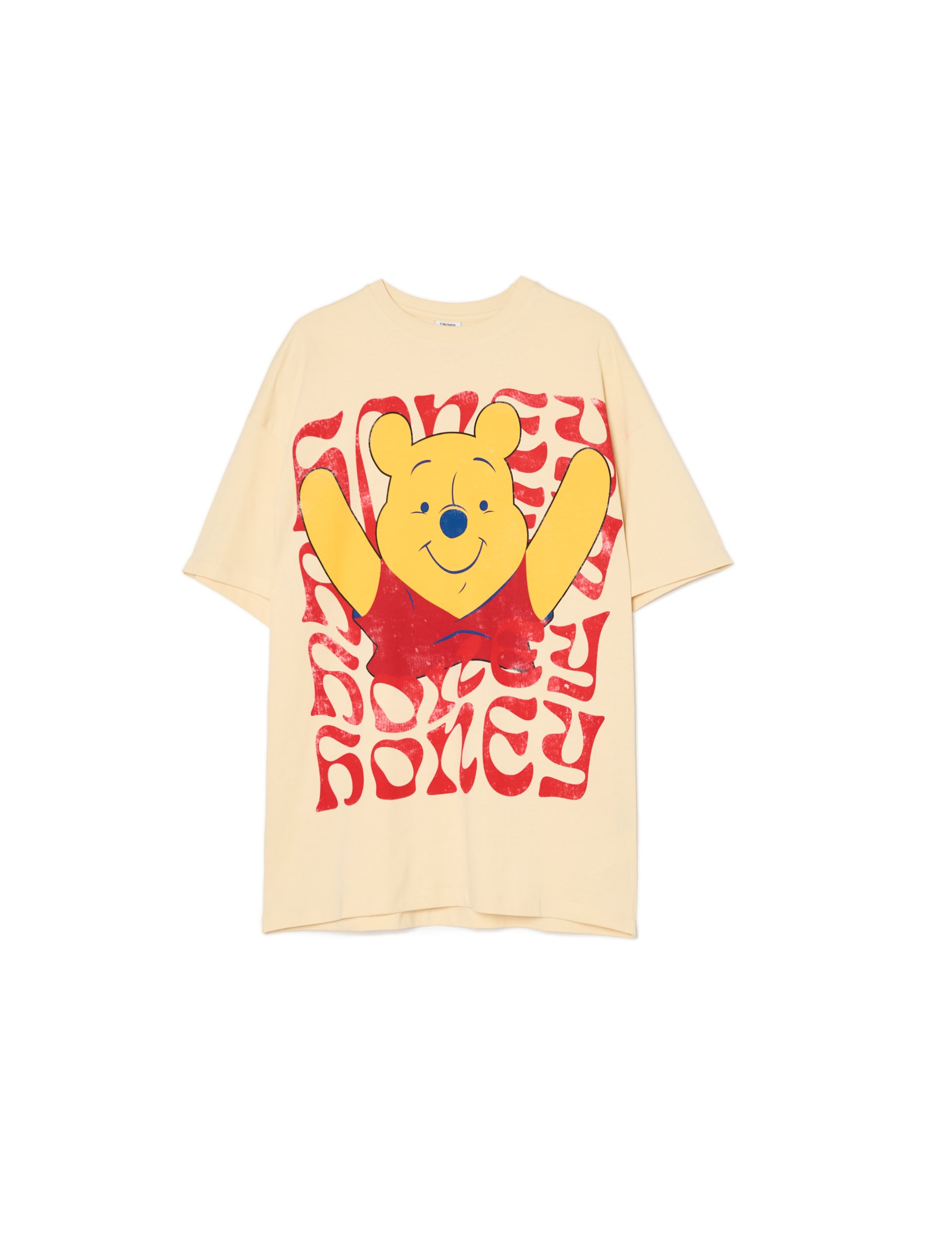Cropp - Nyomott mintás póló Winnie the Pooh - világossárga termék 2. képe