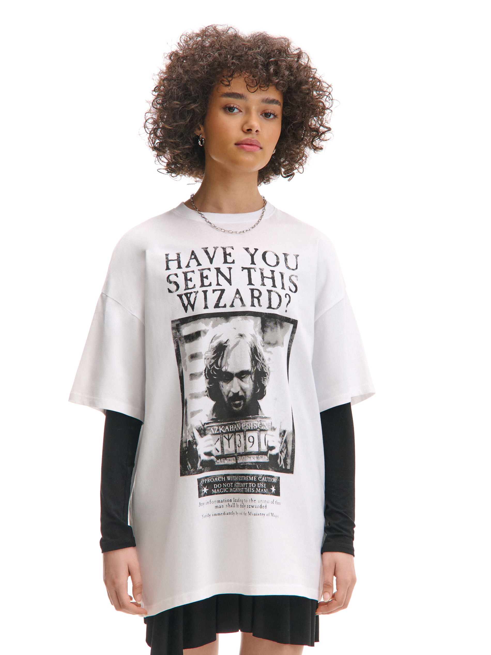 Cropp - Nyomott mintás póló Harry Potter - fehér termék 2. képe