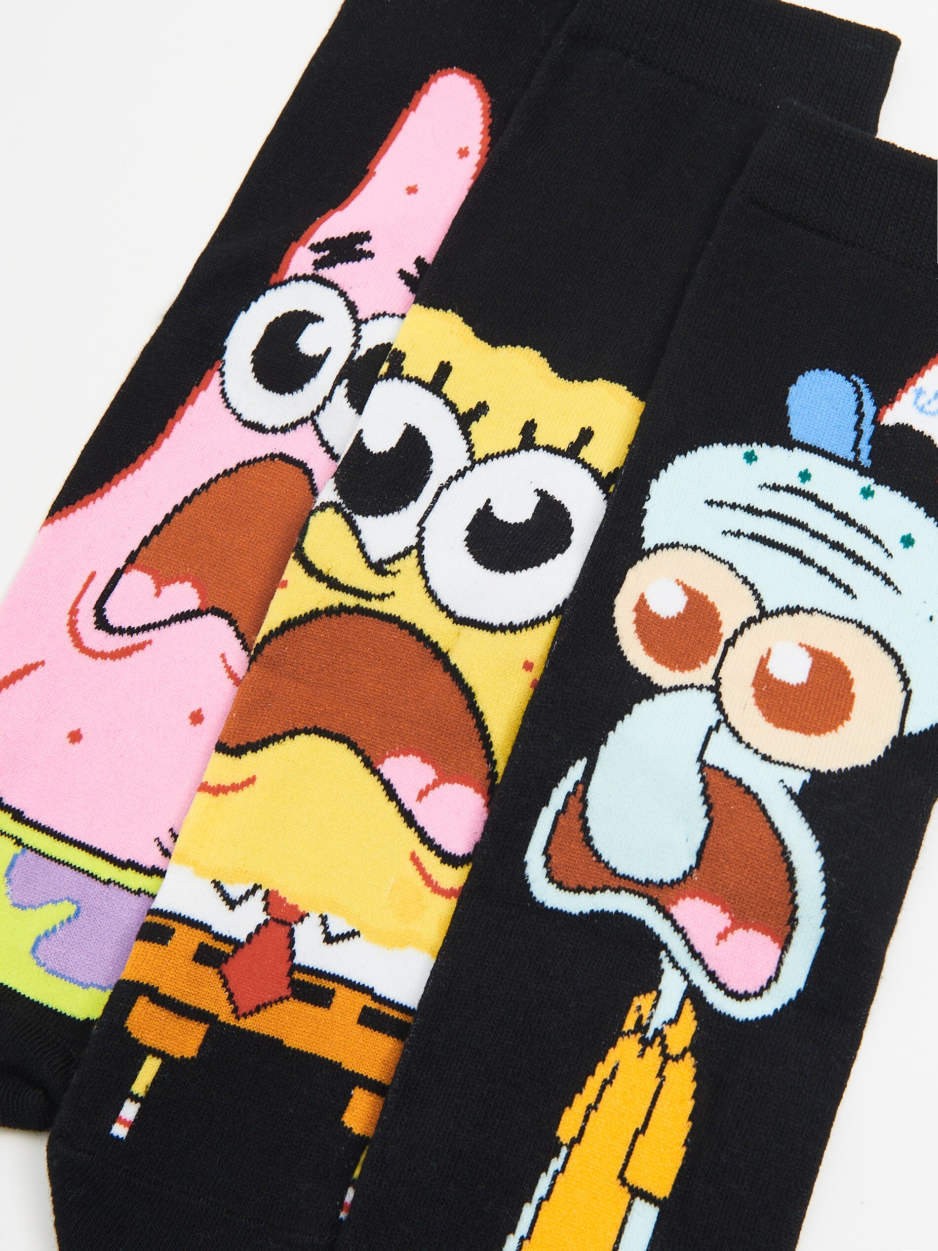 Cropp - 3er Pack Socken SpongeBob Squarepants - Schwarz