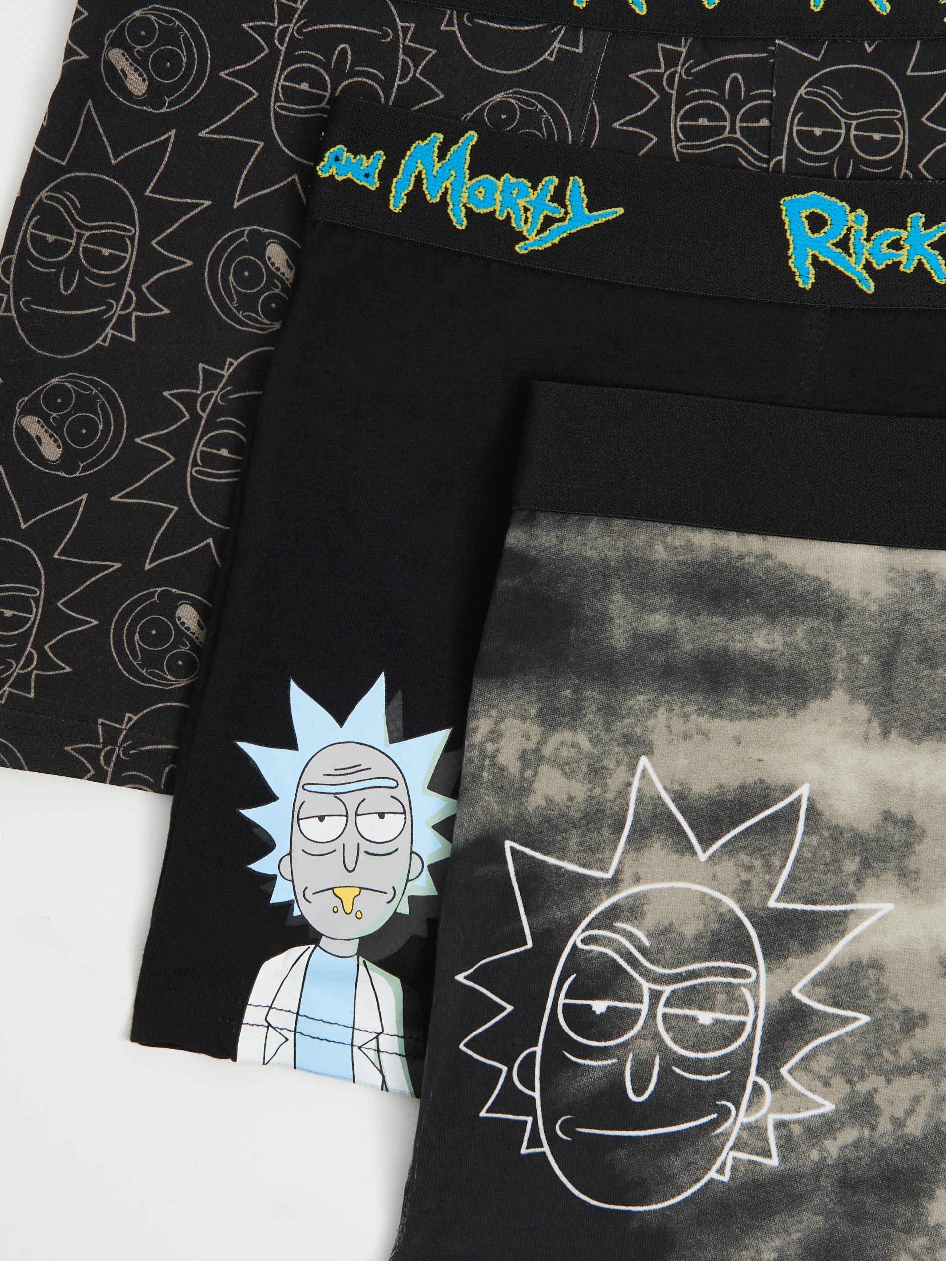 Cropp - Herren Boxershorts Rick And Morty - Schwarz