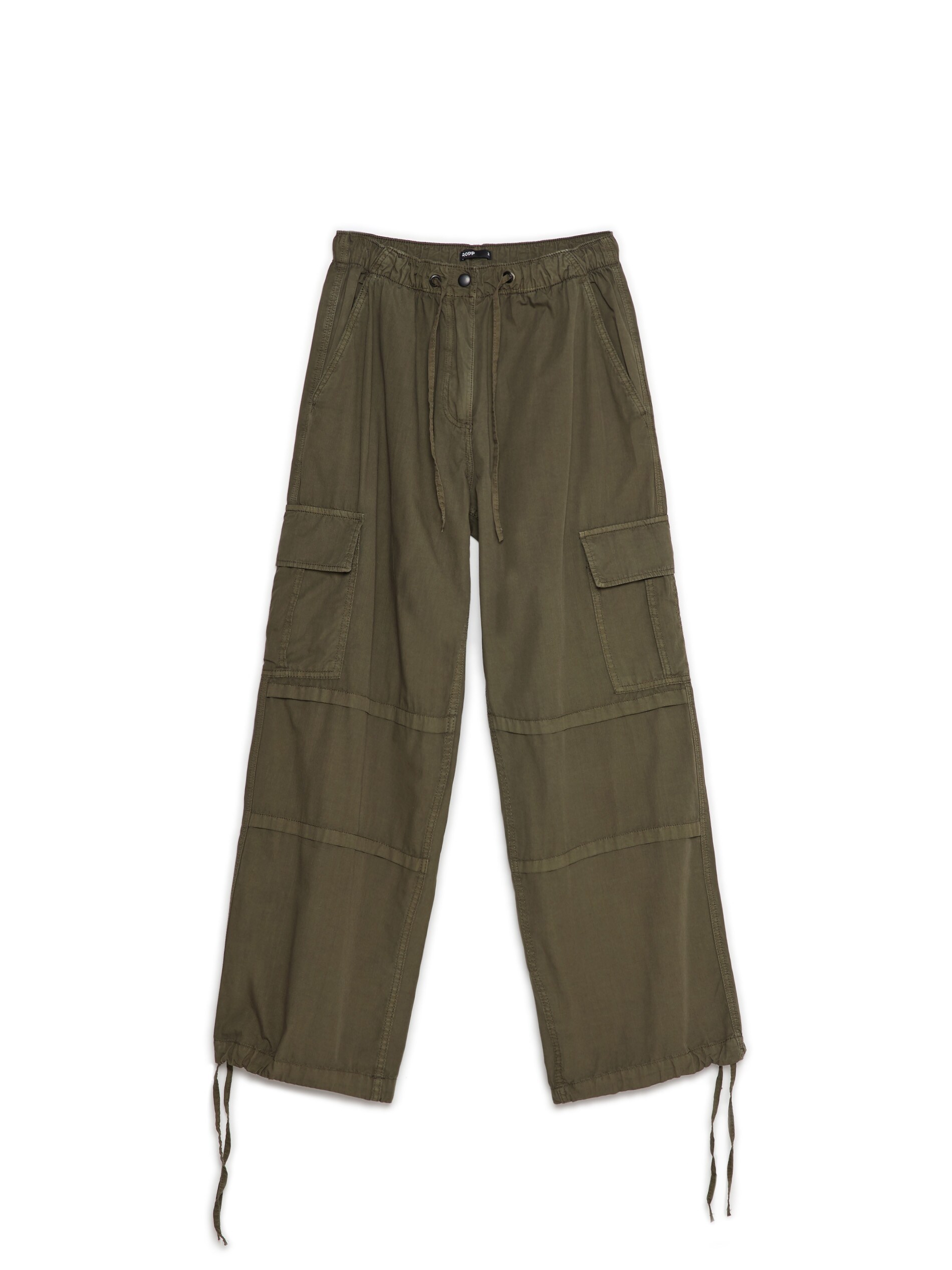 Cropp - Wide Leg Trousers - Grün