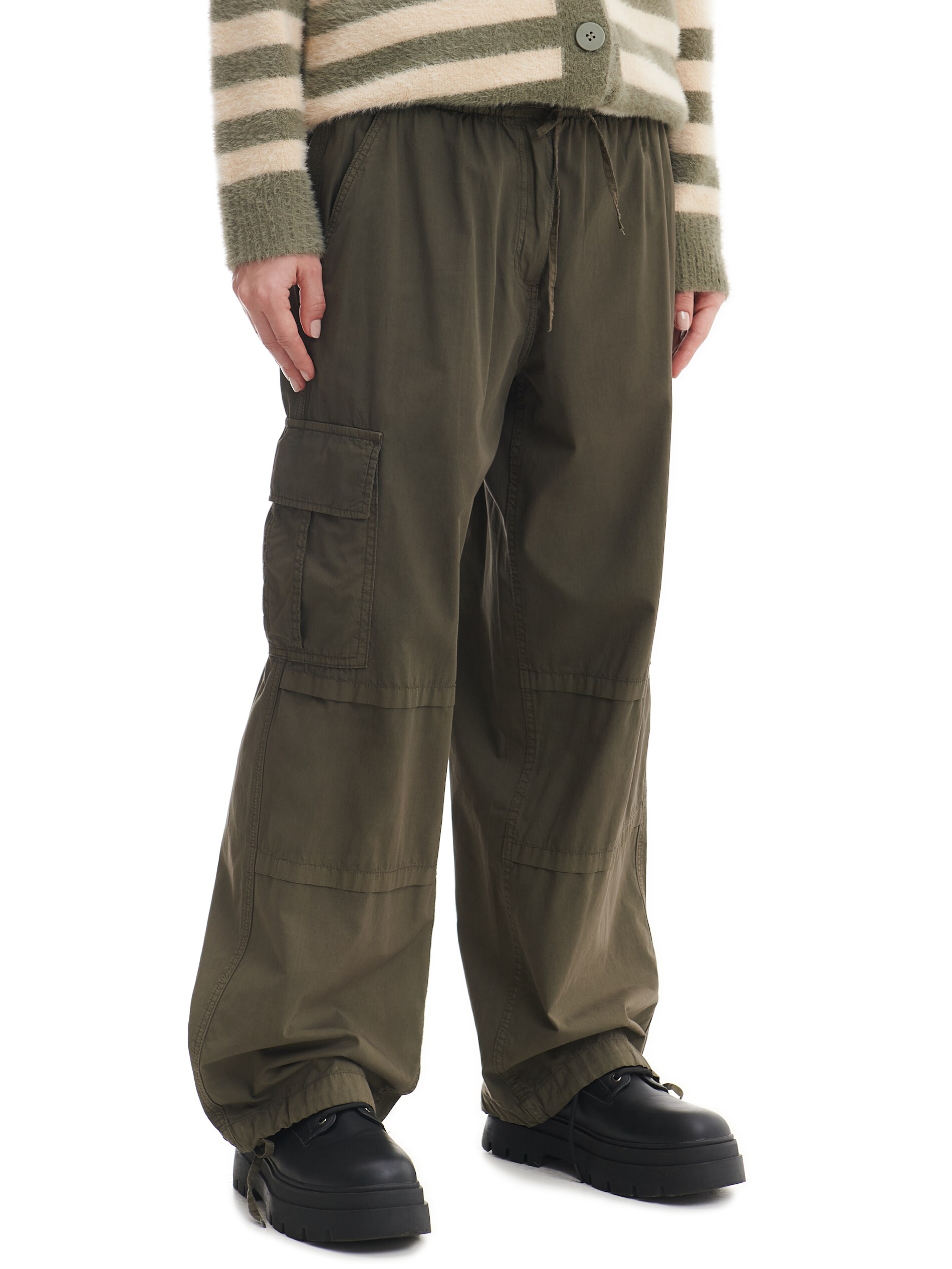 Cropp - Wide Leg Trousers - Grün