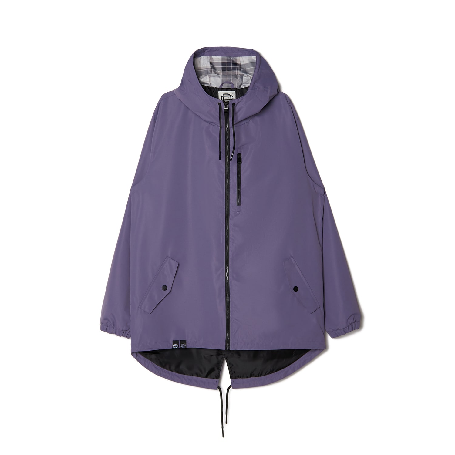 Cropp - palton cu glugă - violet