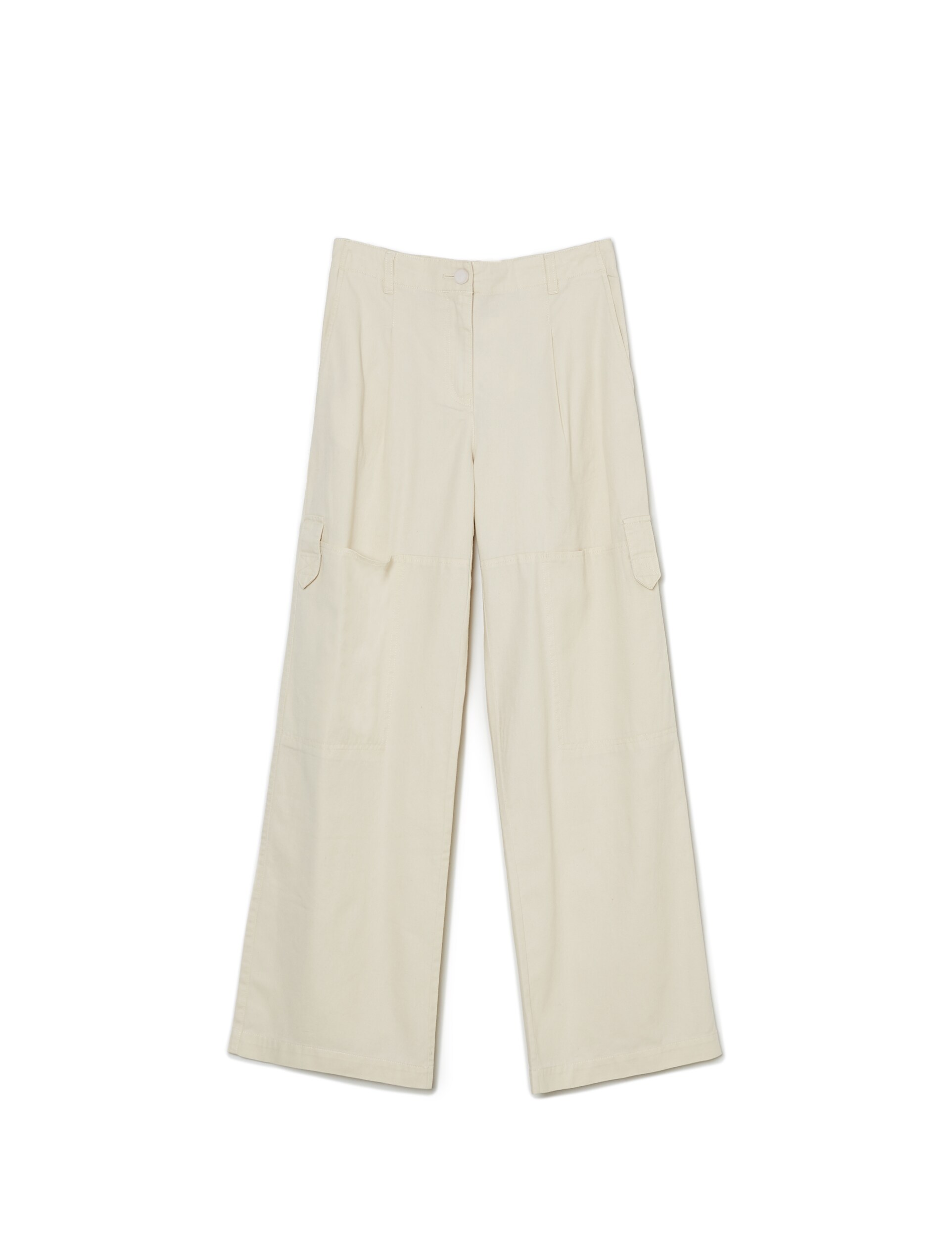 Cropp - Pantaloni - Panna