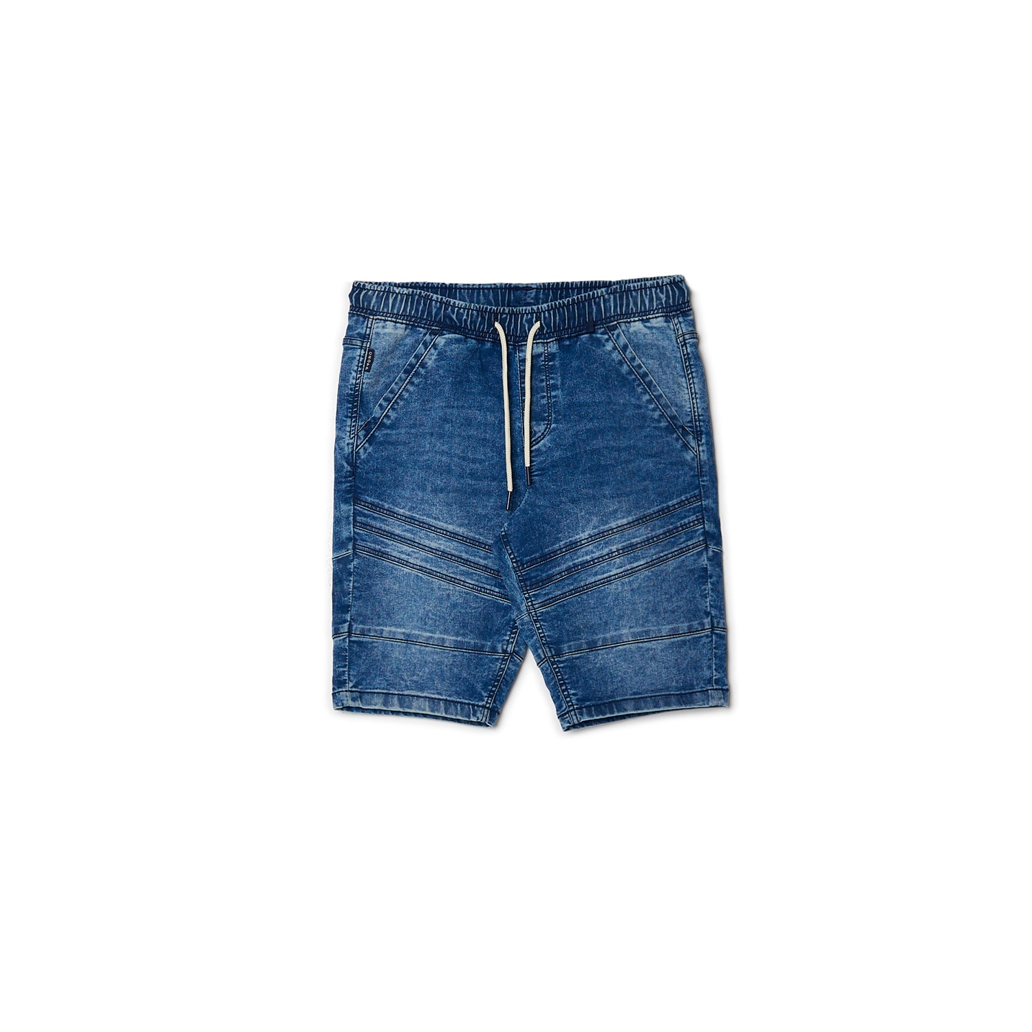 Cropp - pantaloni scurți jogger, din denim - albastru