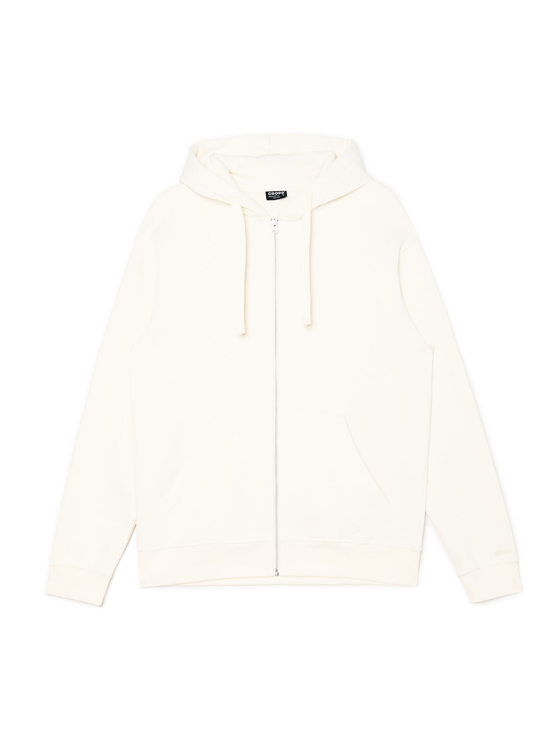 Cropp - Schlichte Kapuzenjacke - Creme