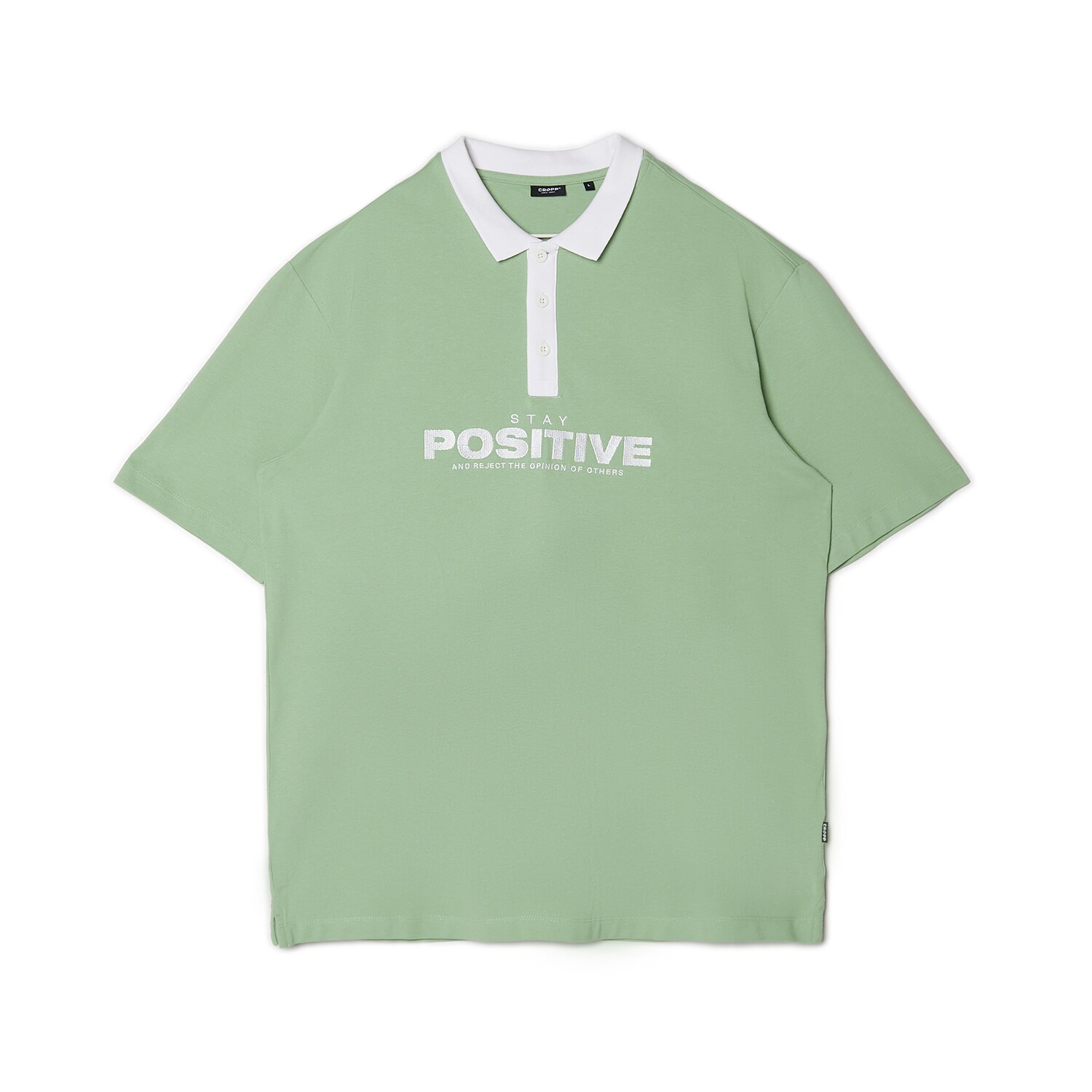 Cropp - tricou polo - verde