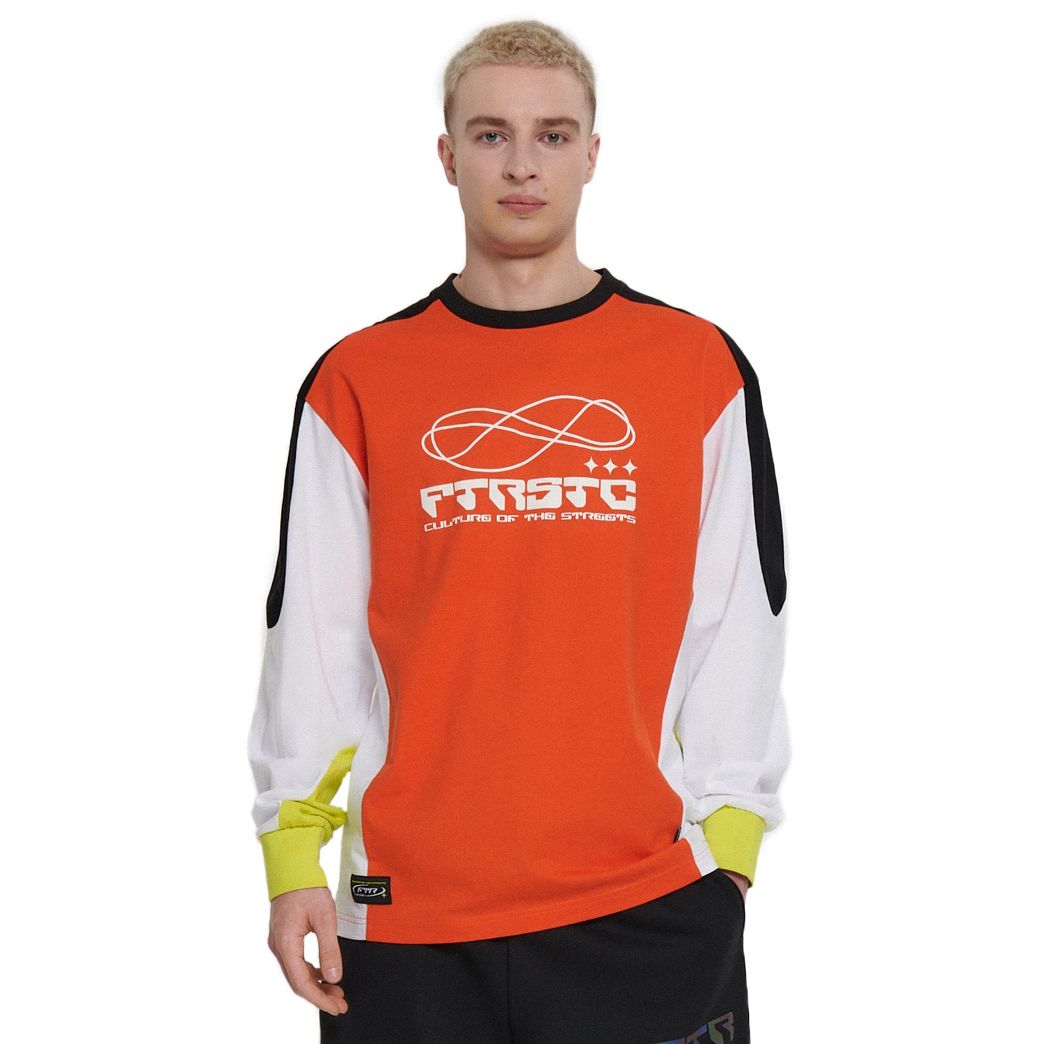 Cropp - tricou cu mânecă lungă - oranj