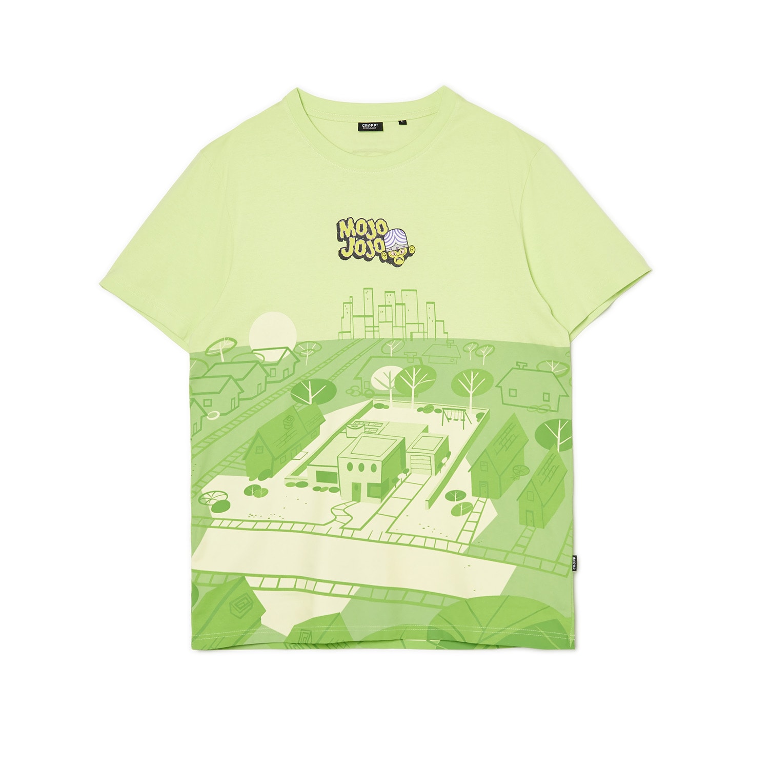Cropp - tricou mojo jojo - verde