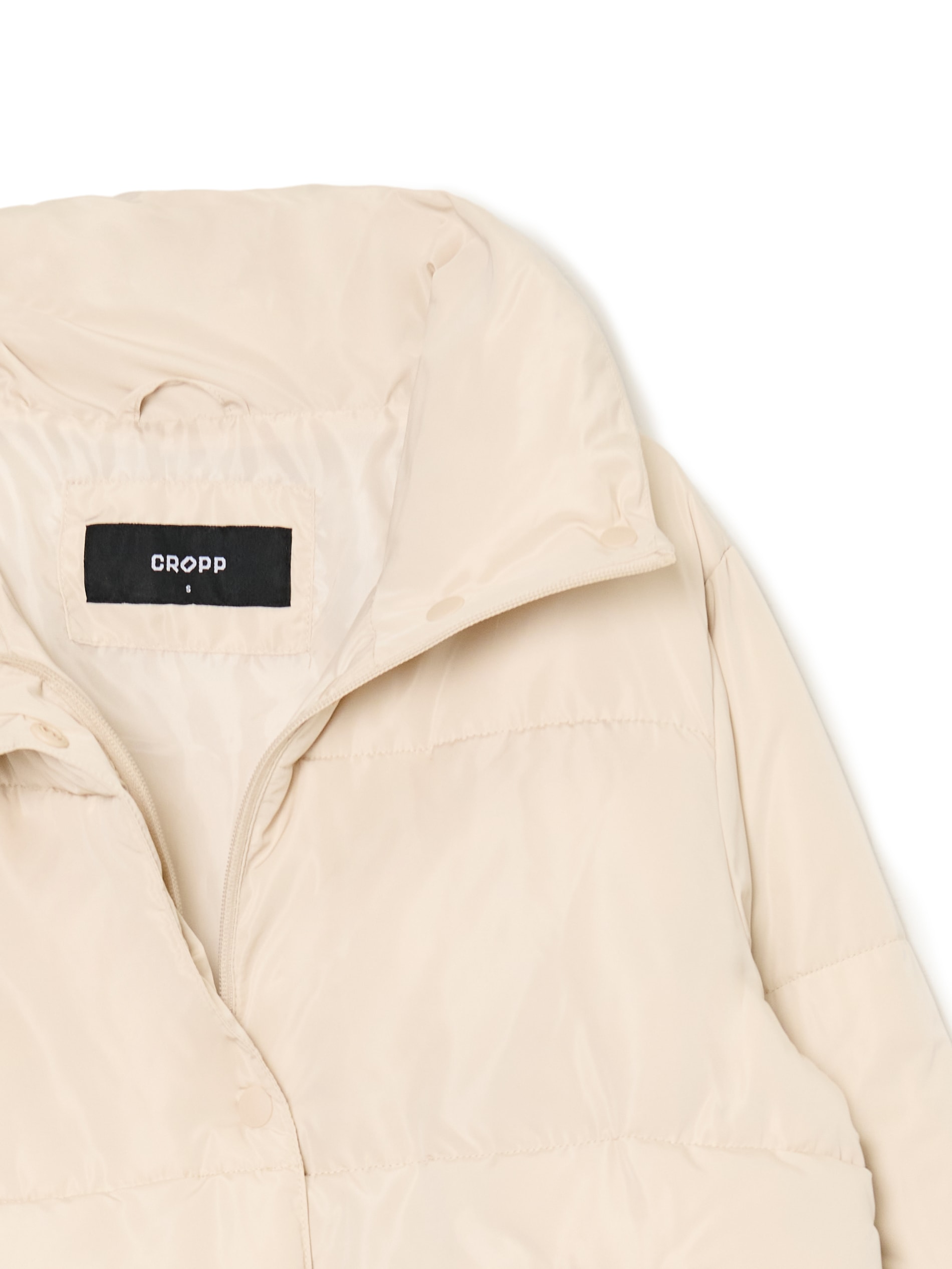 Cropp - Chaqueta Puffer Acolchada - Beige