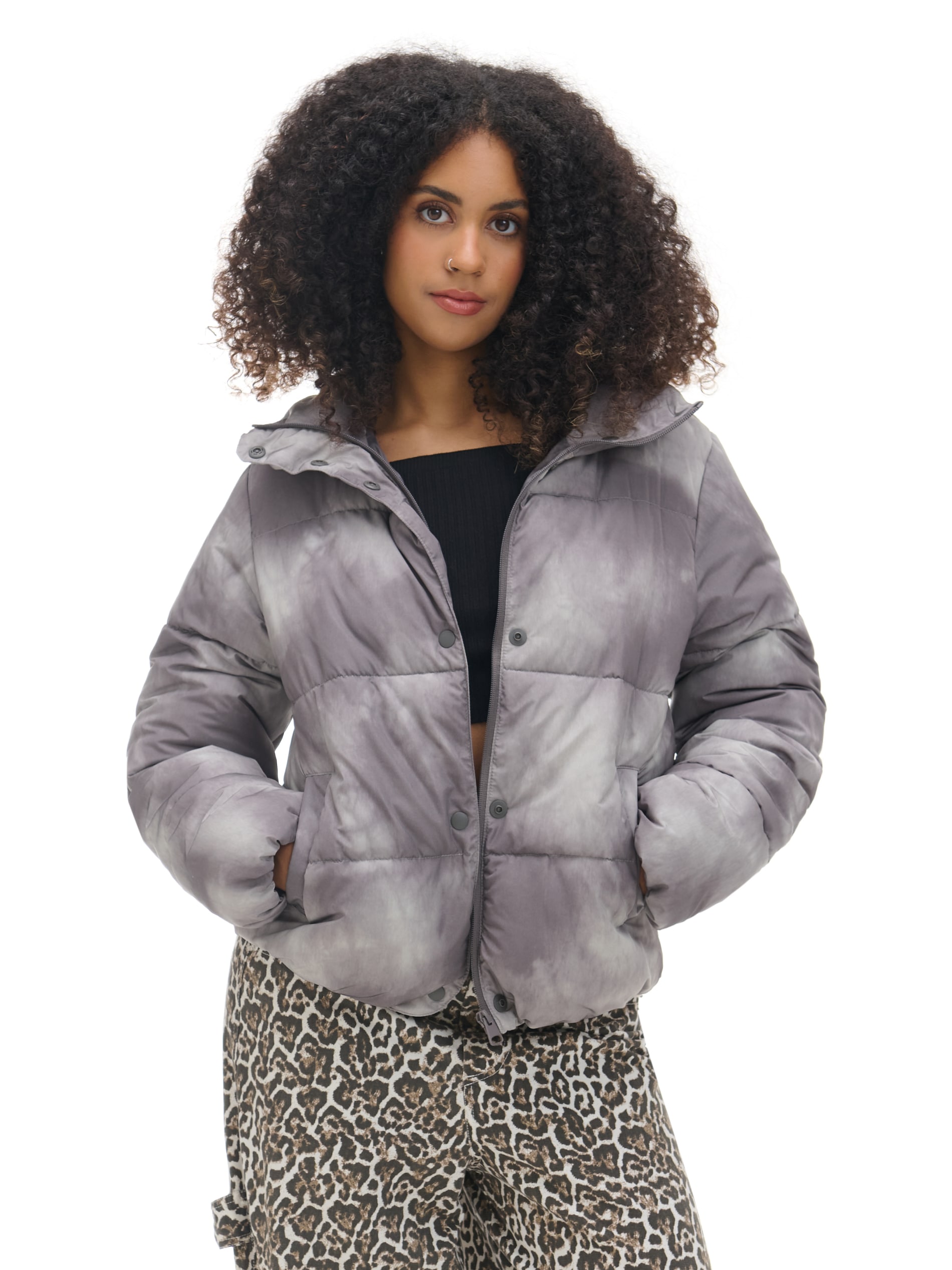 Cropp - Chaqueta Puffer Acolchada - Multicolor