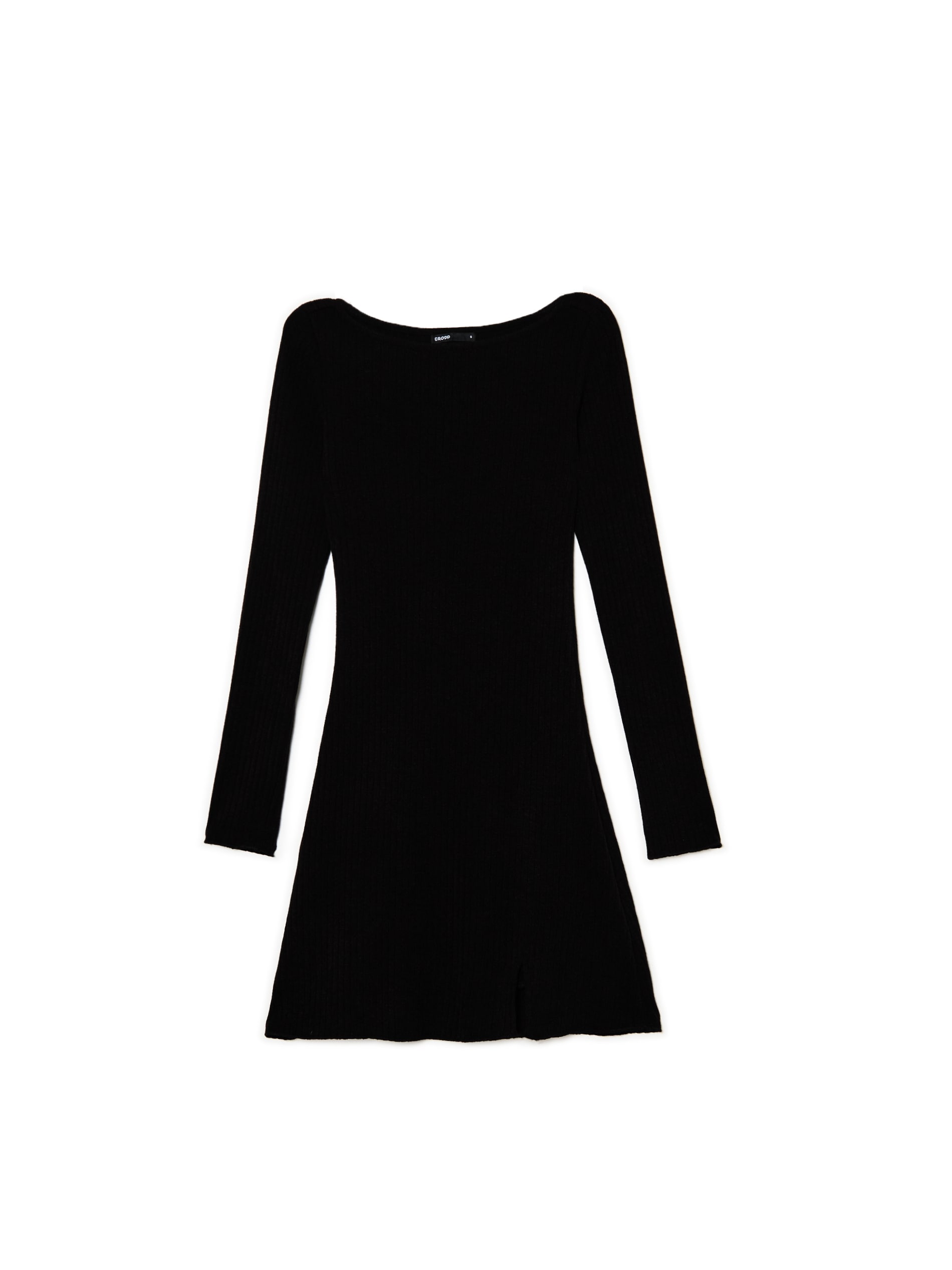 Cropp - Vestido Mini De Manga Larga - Negro