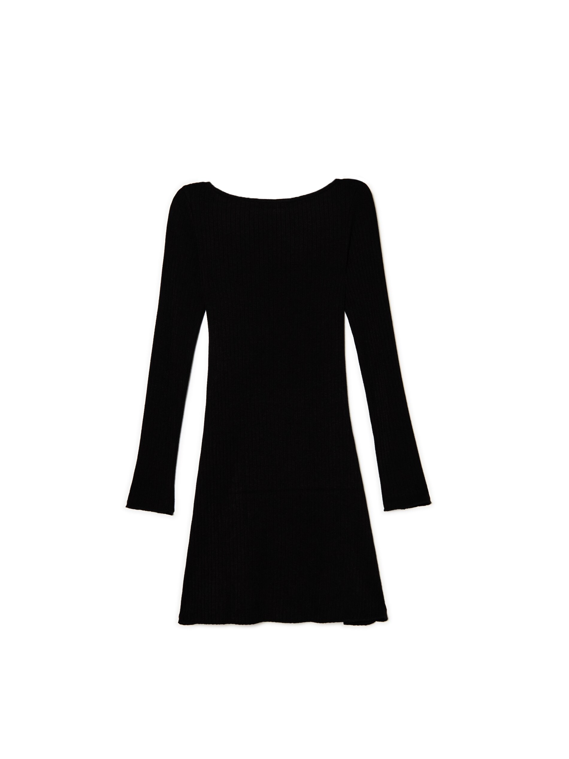 Cropp - Vestido Mini De Manga Larga - Negro