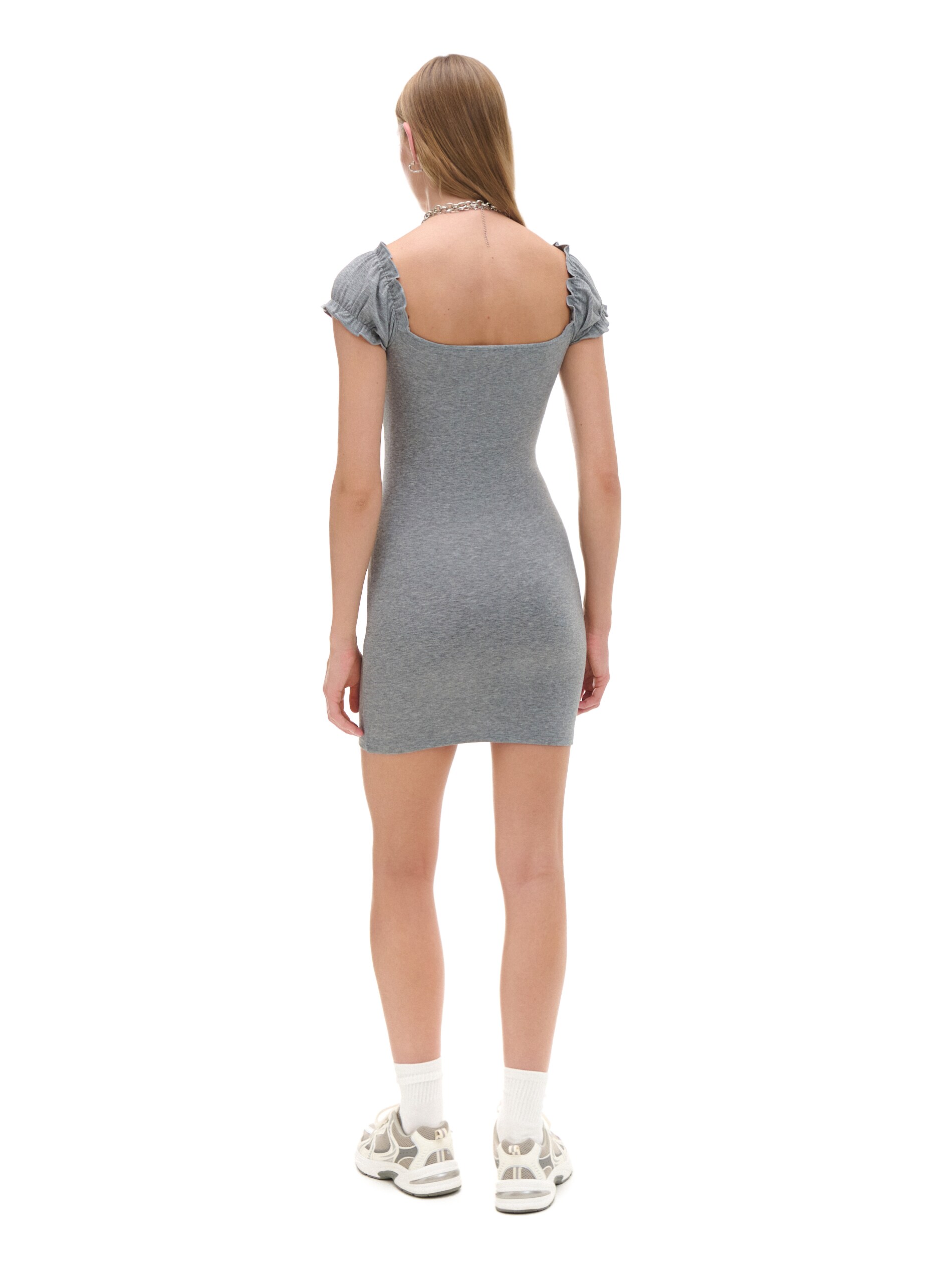 Cropp - Vestido Mini - Gris Claro