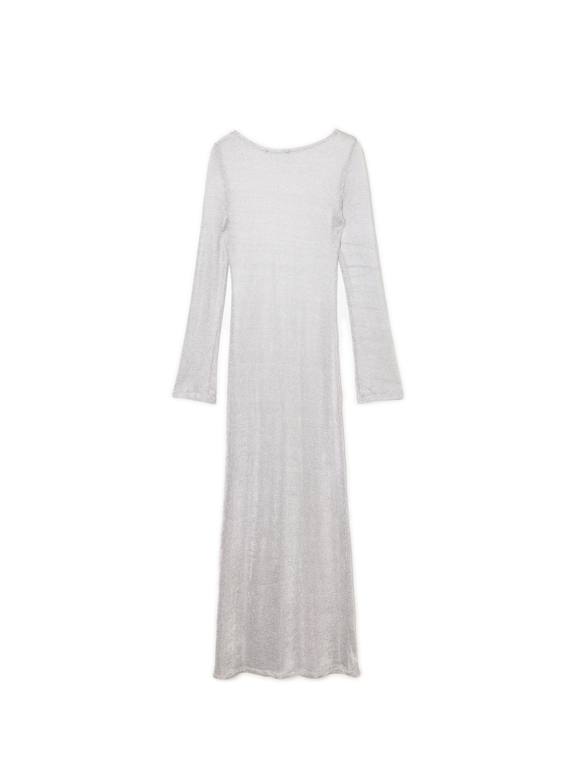 Cropp - Vestido Maxi - Gris Claro