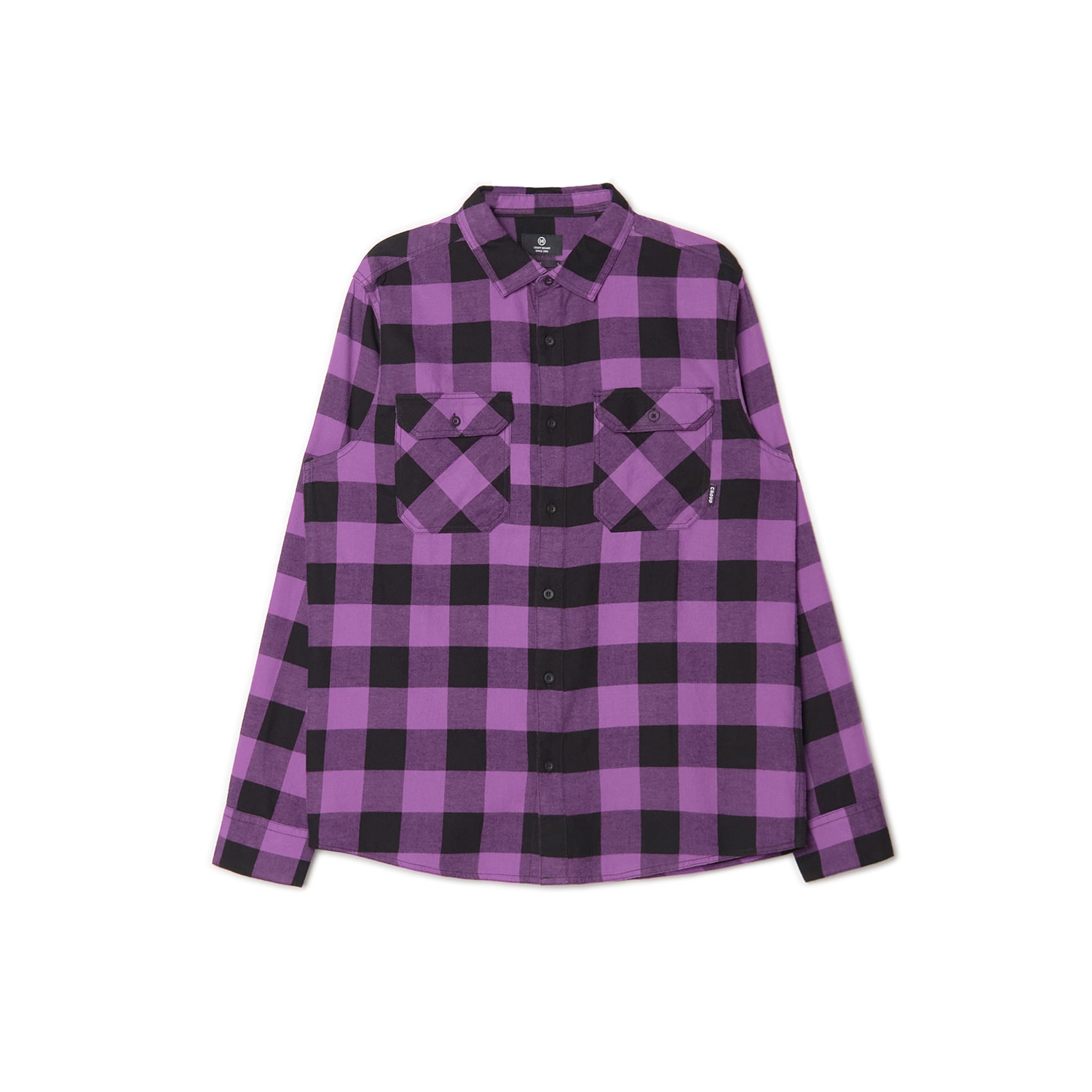 E-shop Cropp - Kockovaná košeľa - Purpurová