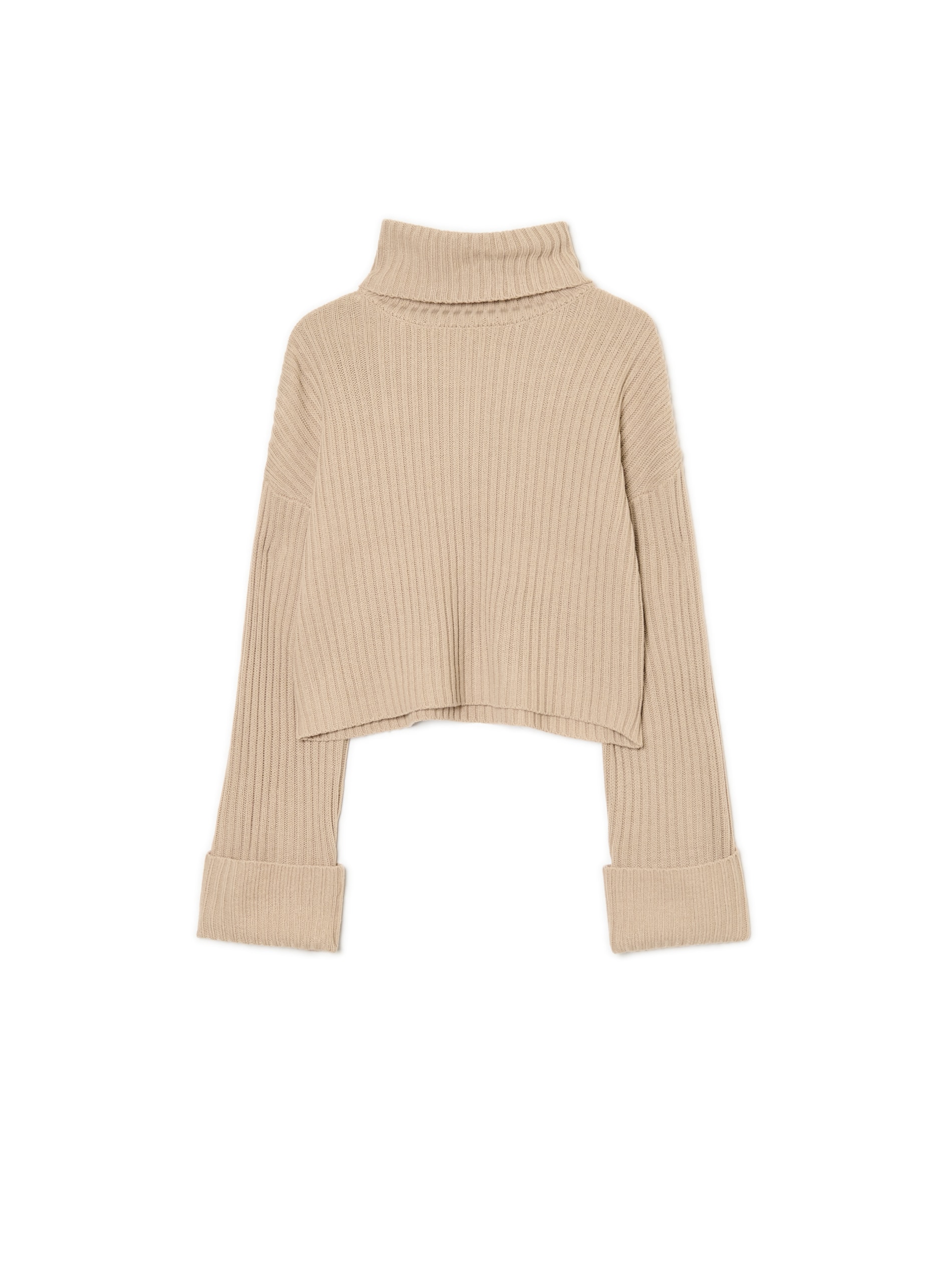 Cropp - Jersey Ancho - Beige