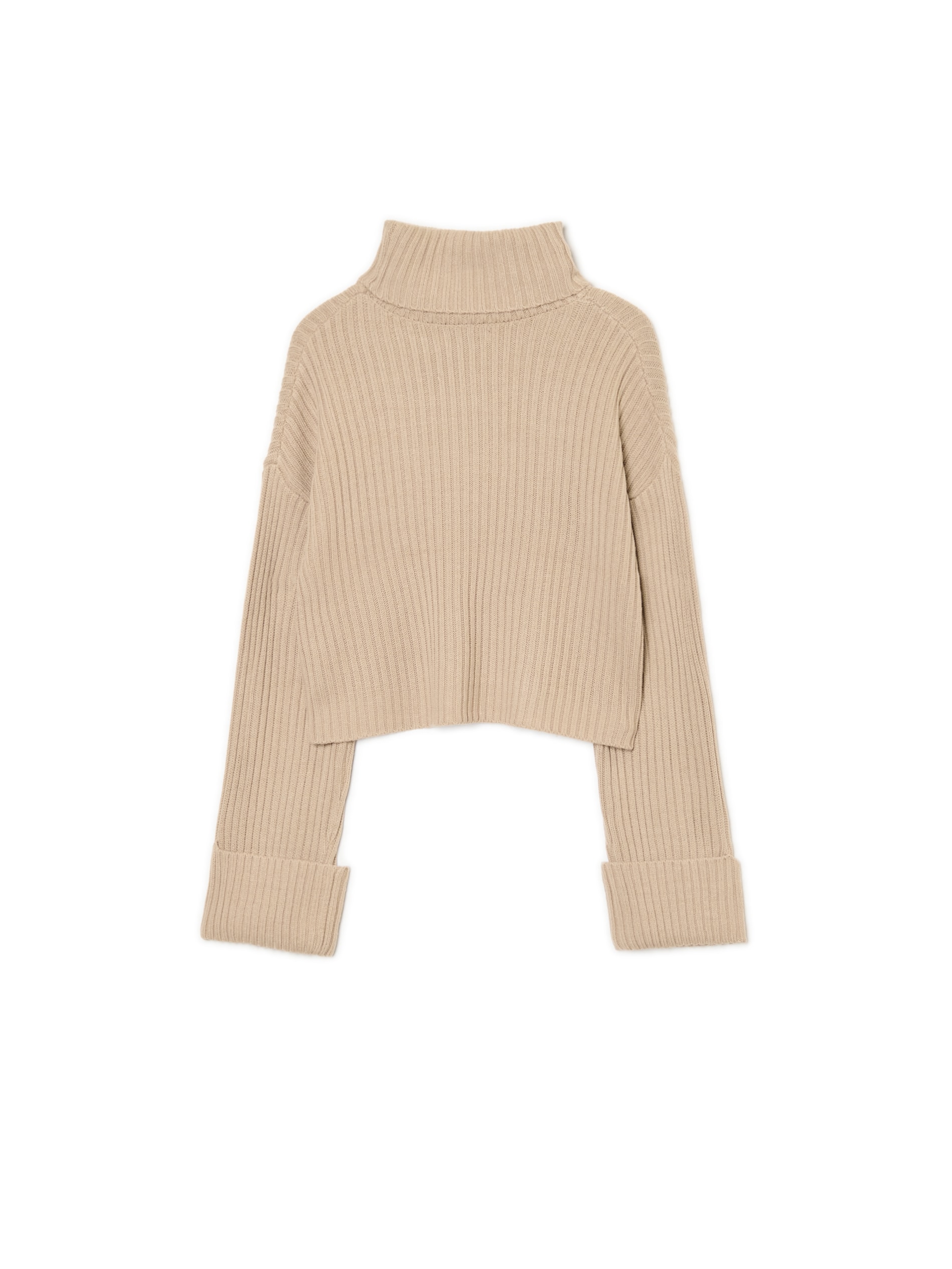 Cropp - Jersey Ancho - Beige