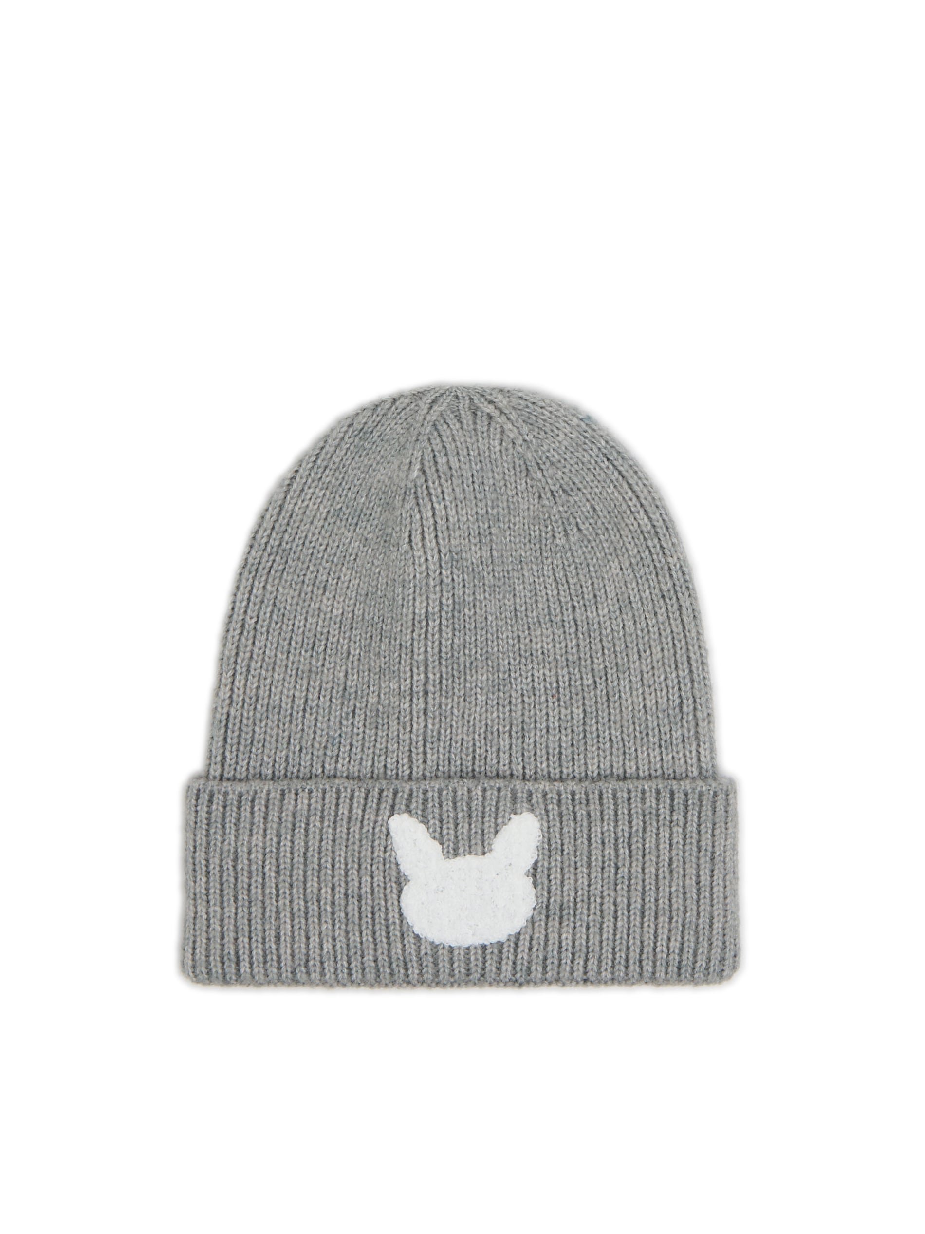 Cropp - Beanie sapka rávarrásokkal - sötétszürke termék 2. képe