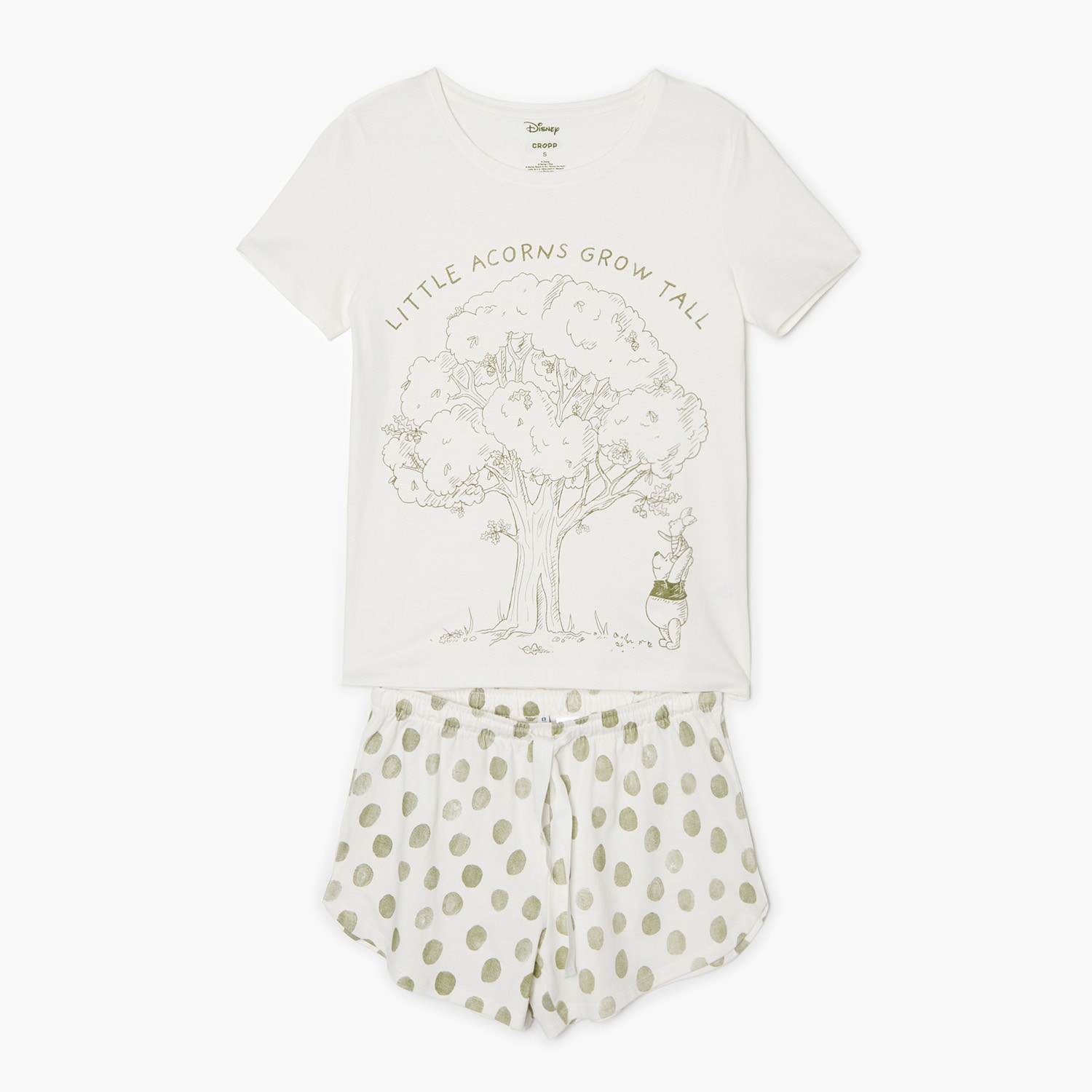 Cropp - pijama winnie the pooh - ivory