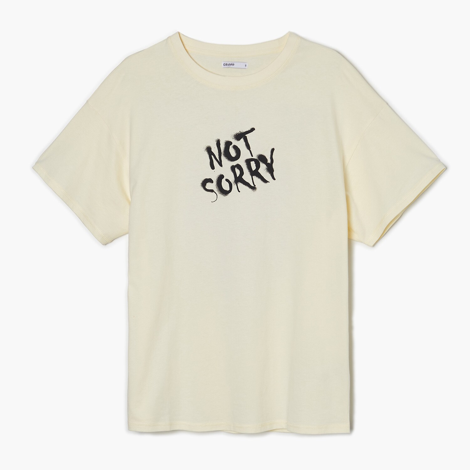 Cropp - tricou oversize - ivory