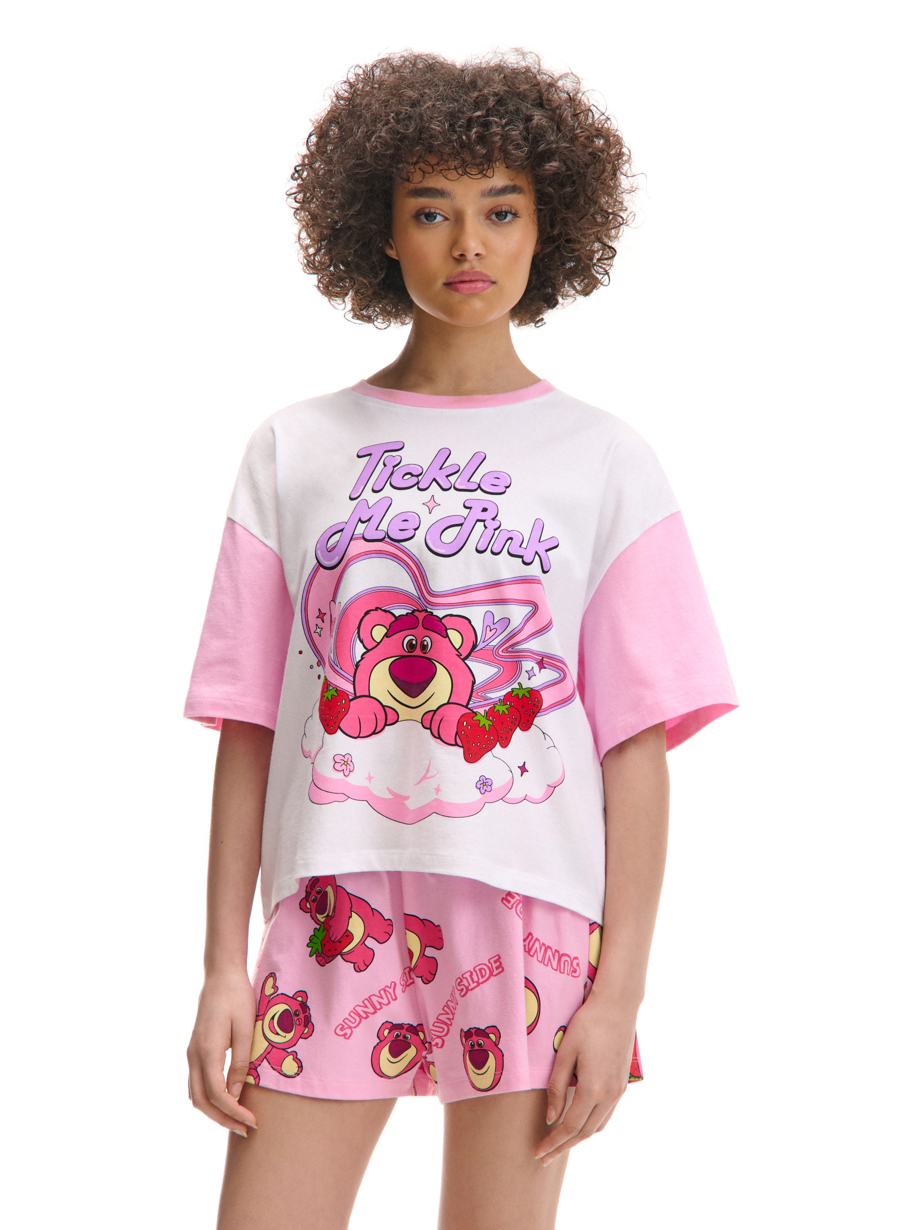 Cropp - Kétrészes pizsamaszett Toy Story Toy Story - pasztellpink termék 2. képe