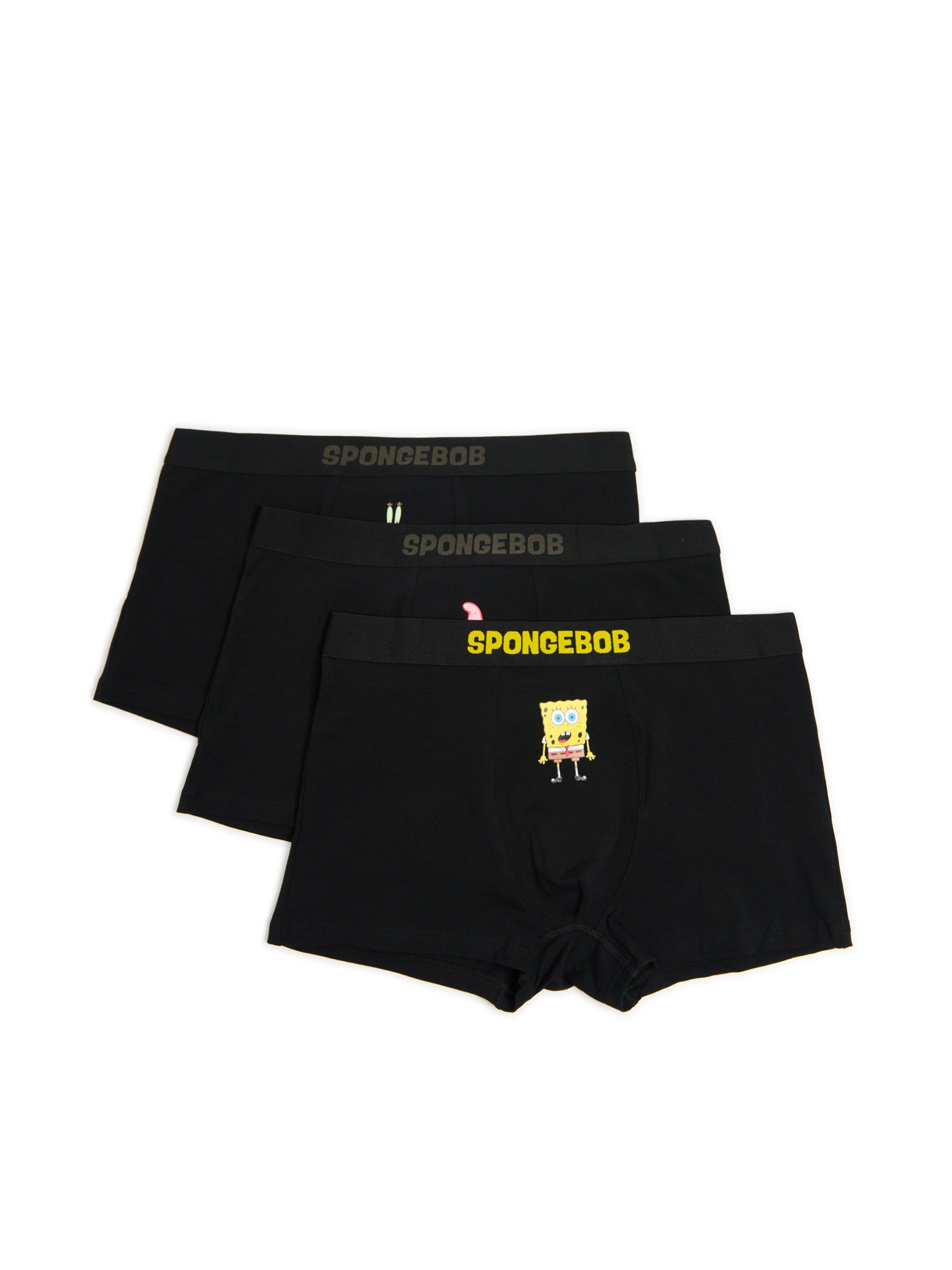 Cropp - 3 boxer SpongeBob SquarePants - fekete termék 2. képe