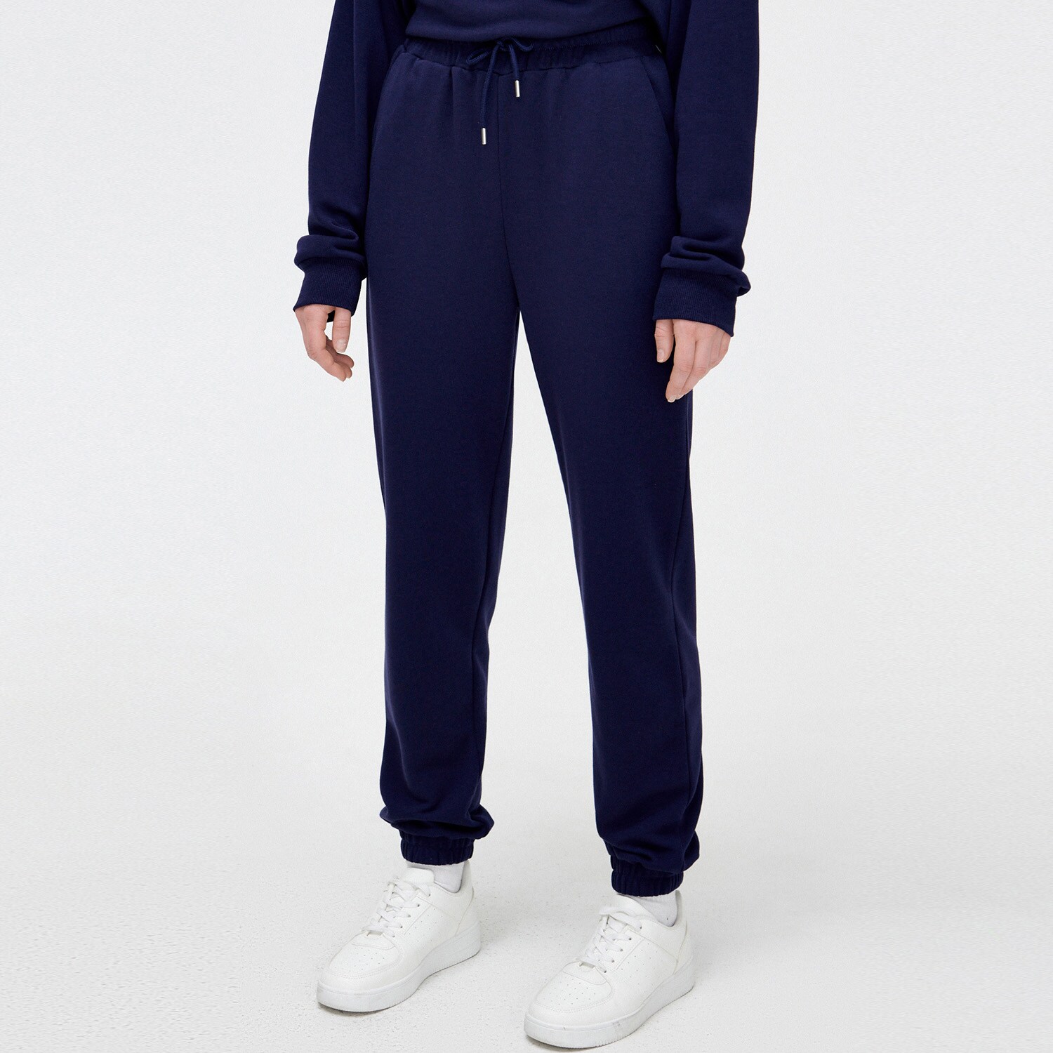 Cropp - pantaloni jogger - albastru