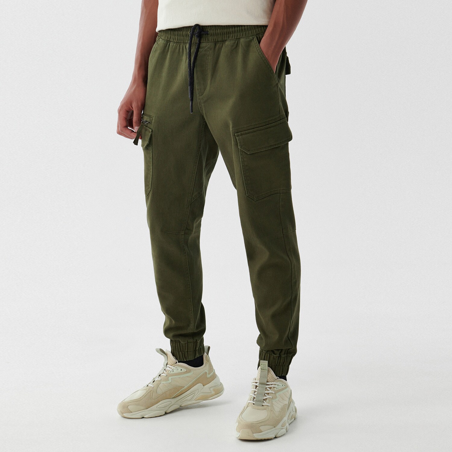 Cropp - Pantaloni - Kaki